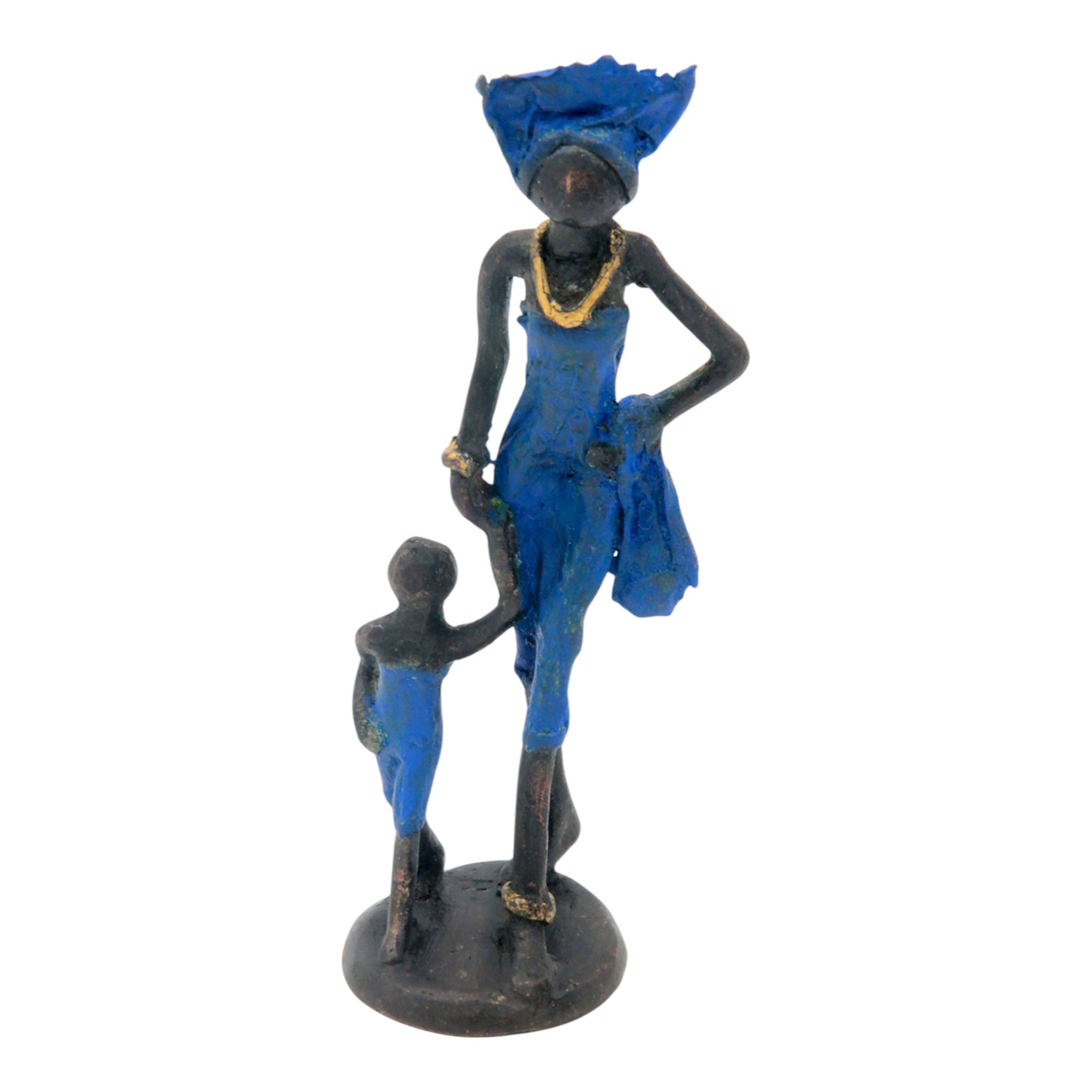 Bronze 15 cm bleu n°4 Bronzes d'Afrique