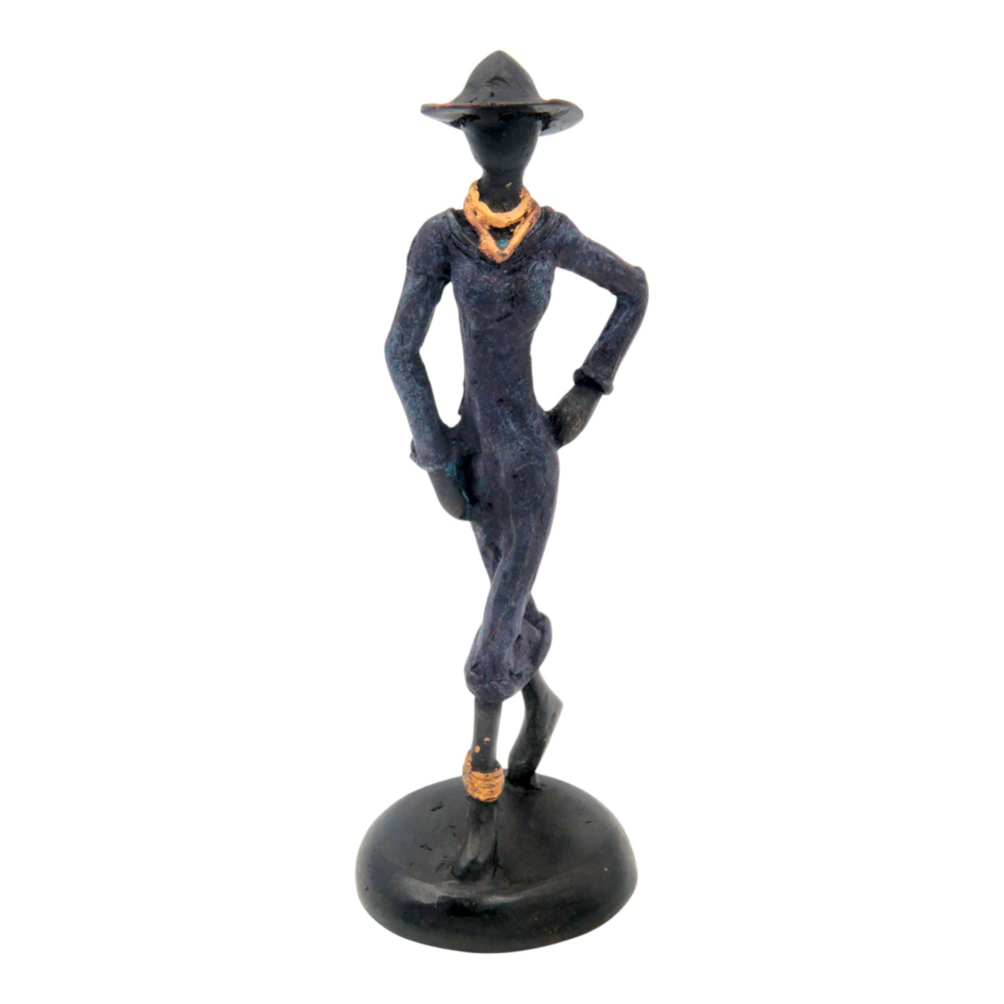 Bronze 15 cm violet n°2 Bronzes d'Afrique