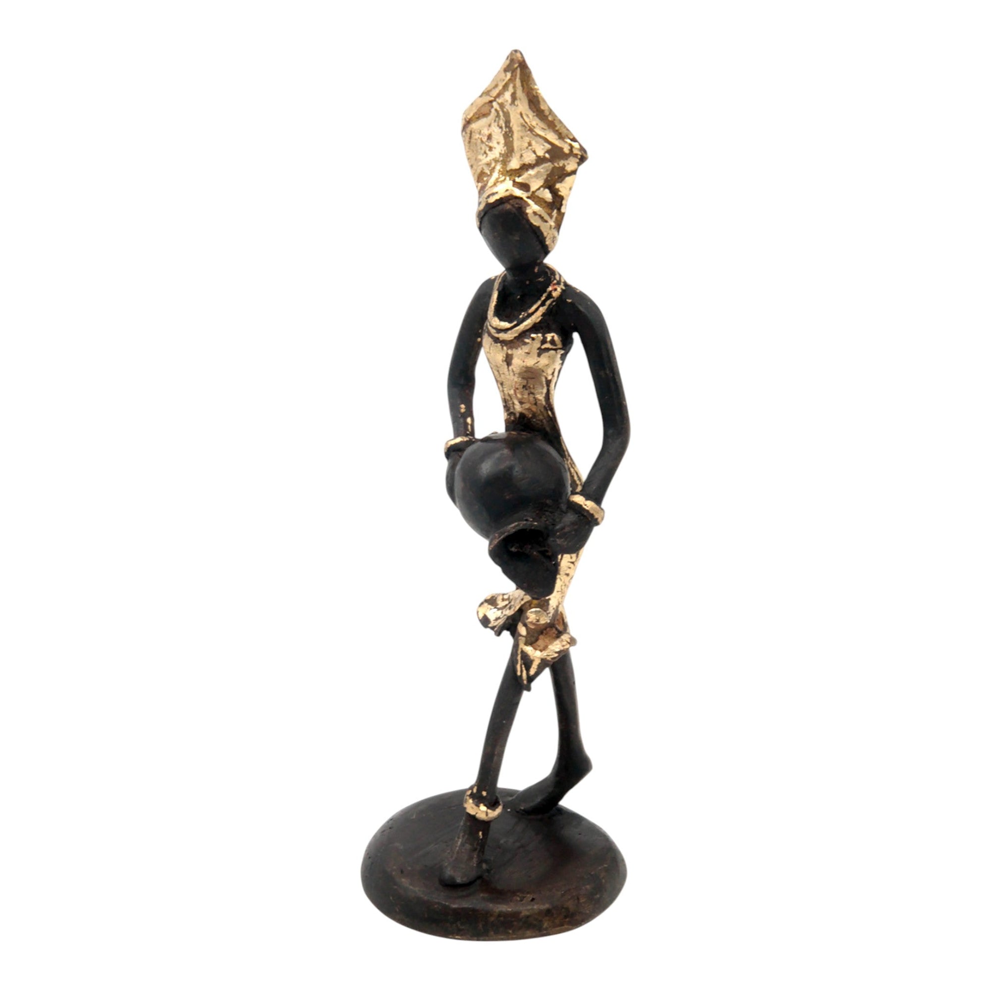 Bronze 15 cm doré n°1 Bronzes d'Afrique