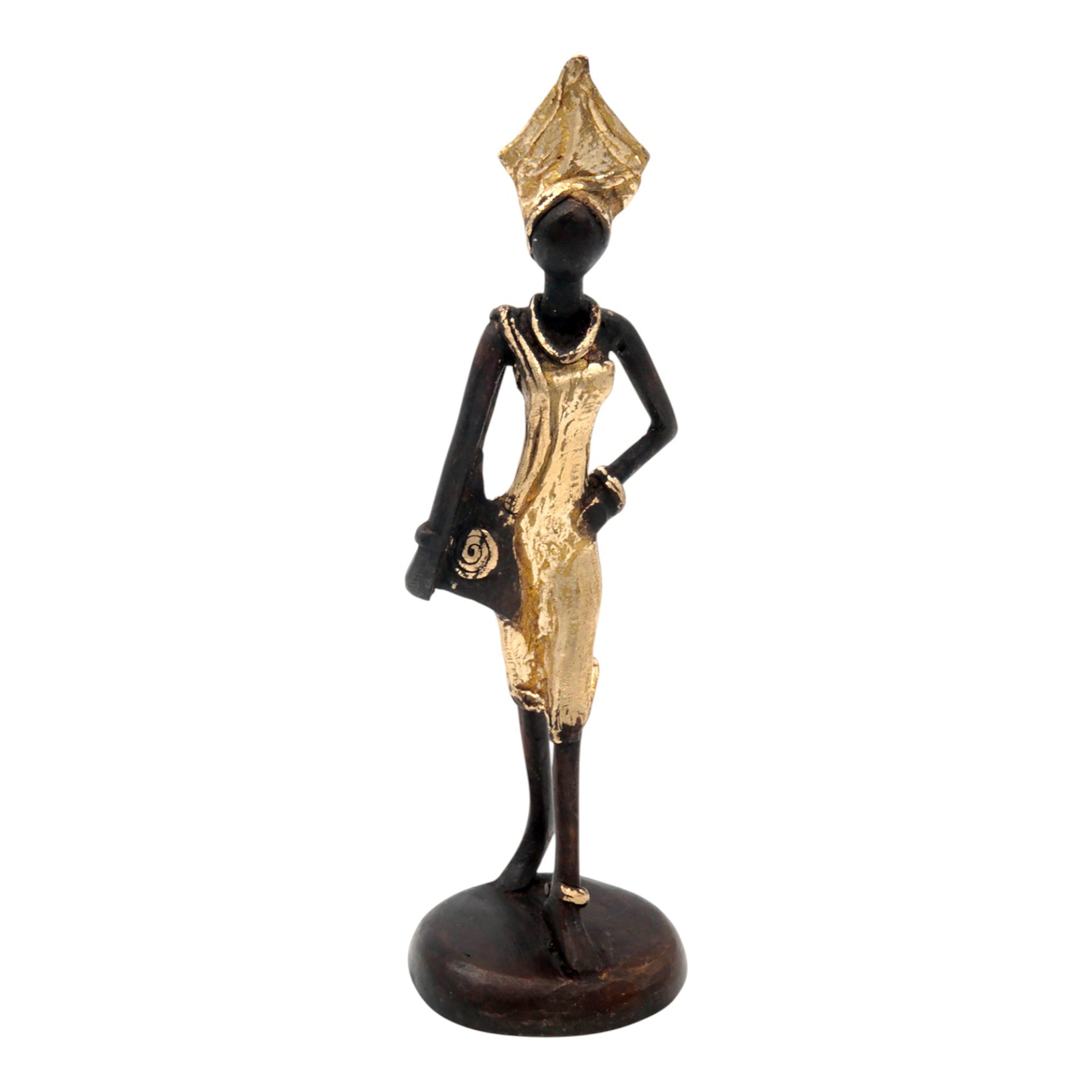 Bronze 15 cm doré n°3 Bronzes d'Afrique