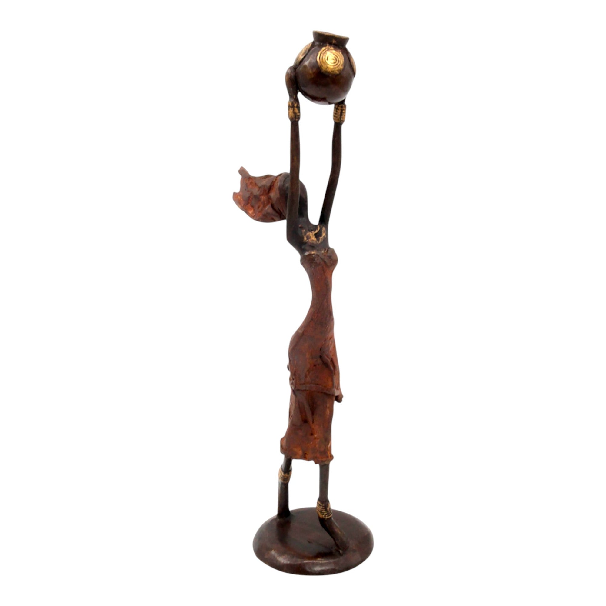 Bronze 25 cm marron n°4 Bronzes d'Afrique