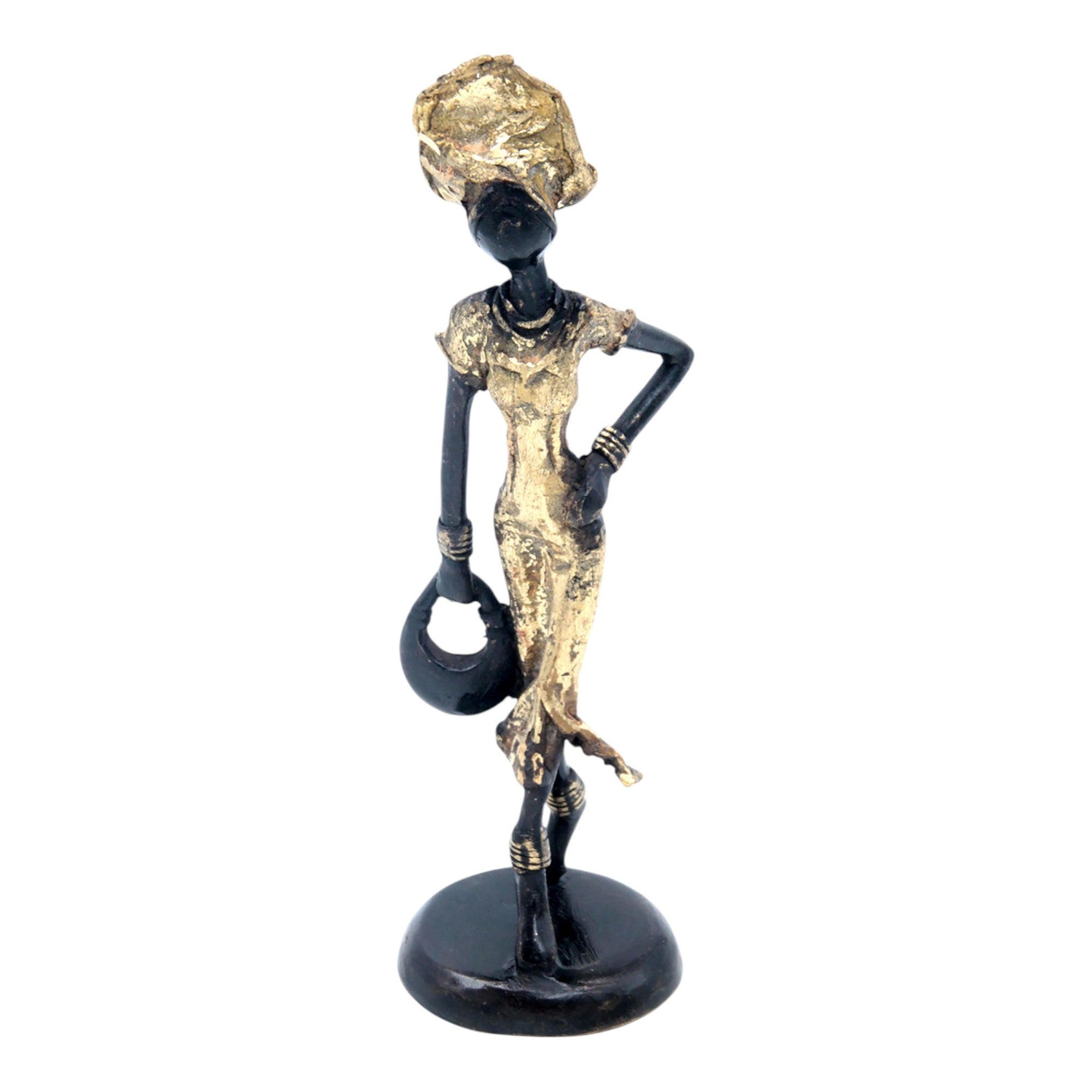 Bronze 20 cm doré n°6 Bronzes d'Afrique