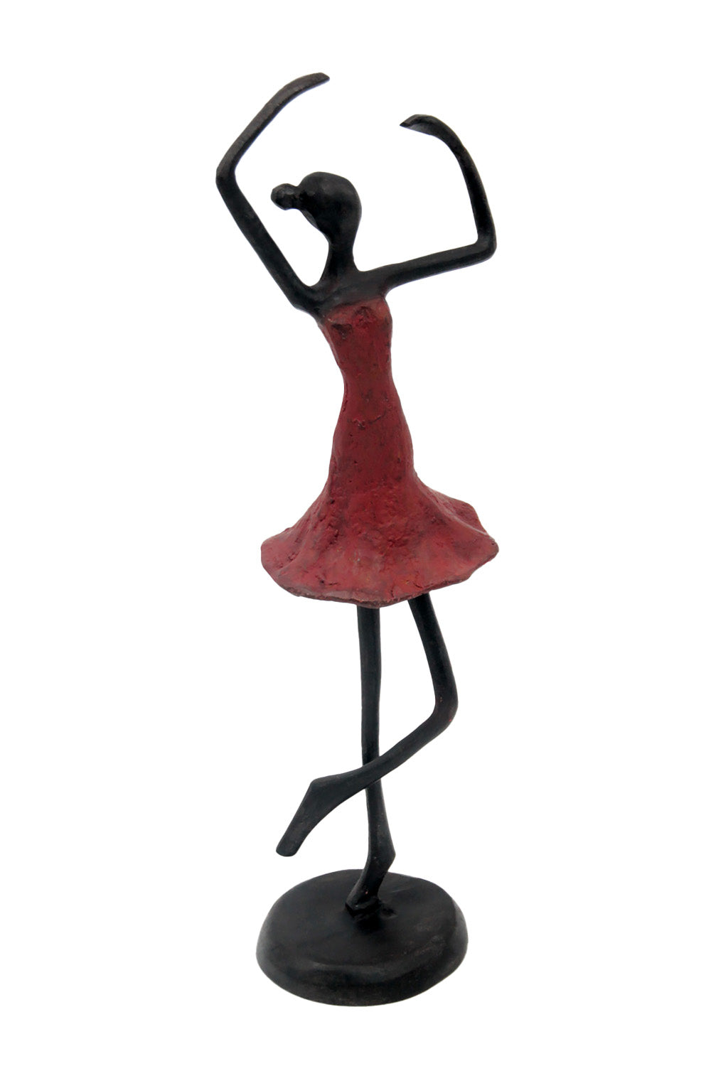 Ballerine 25 cm rouge n°6 Bronzes d&#39;Afrique