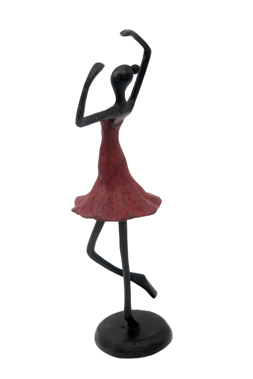 Ballerine 25 cm rouge n°6 Bronzes d&#39;Afrique