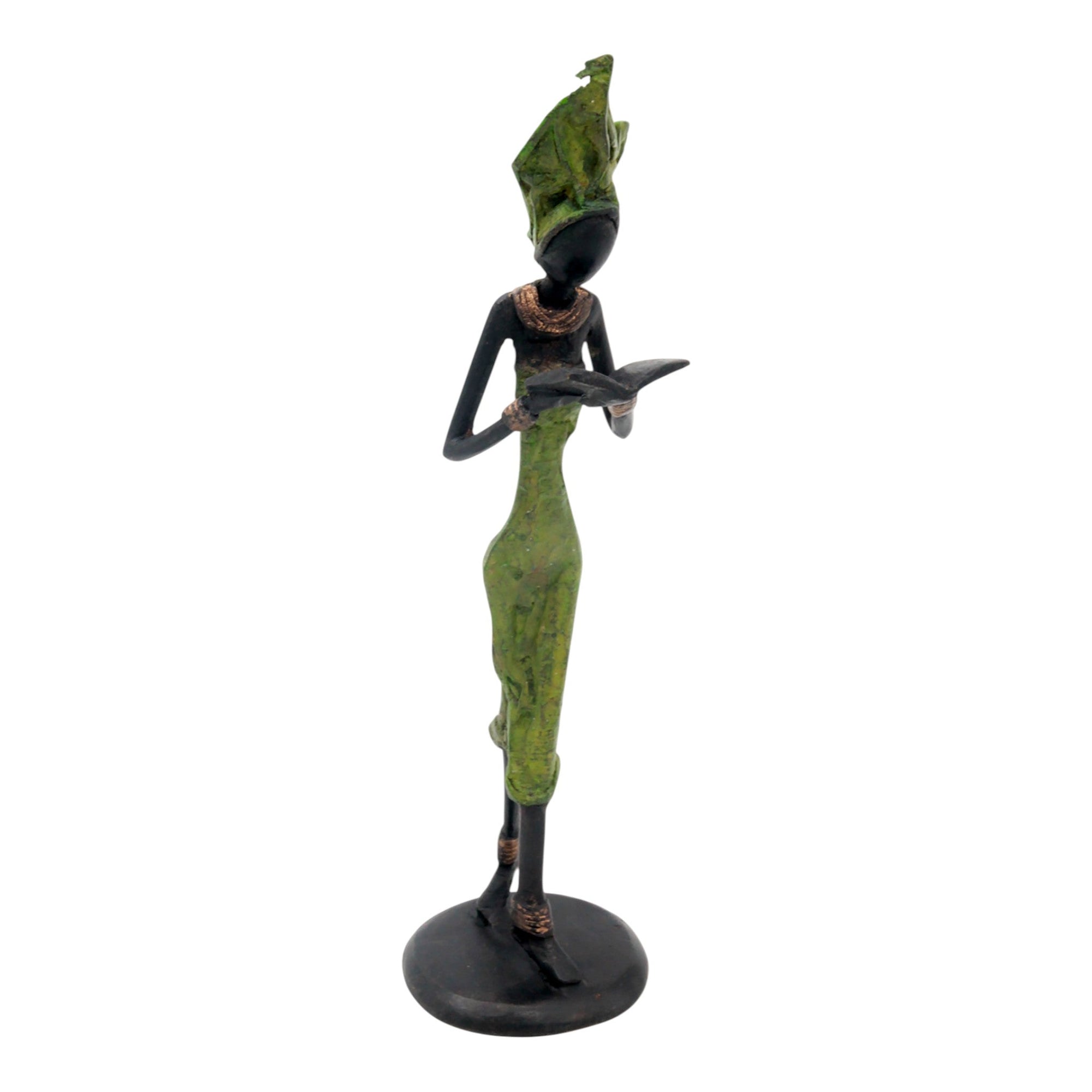 Bronze 25 cm vert n°8 