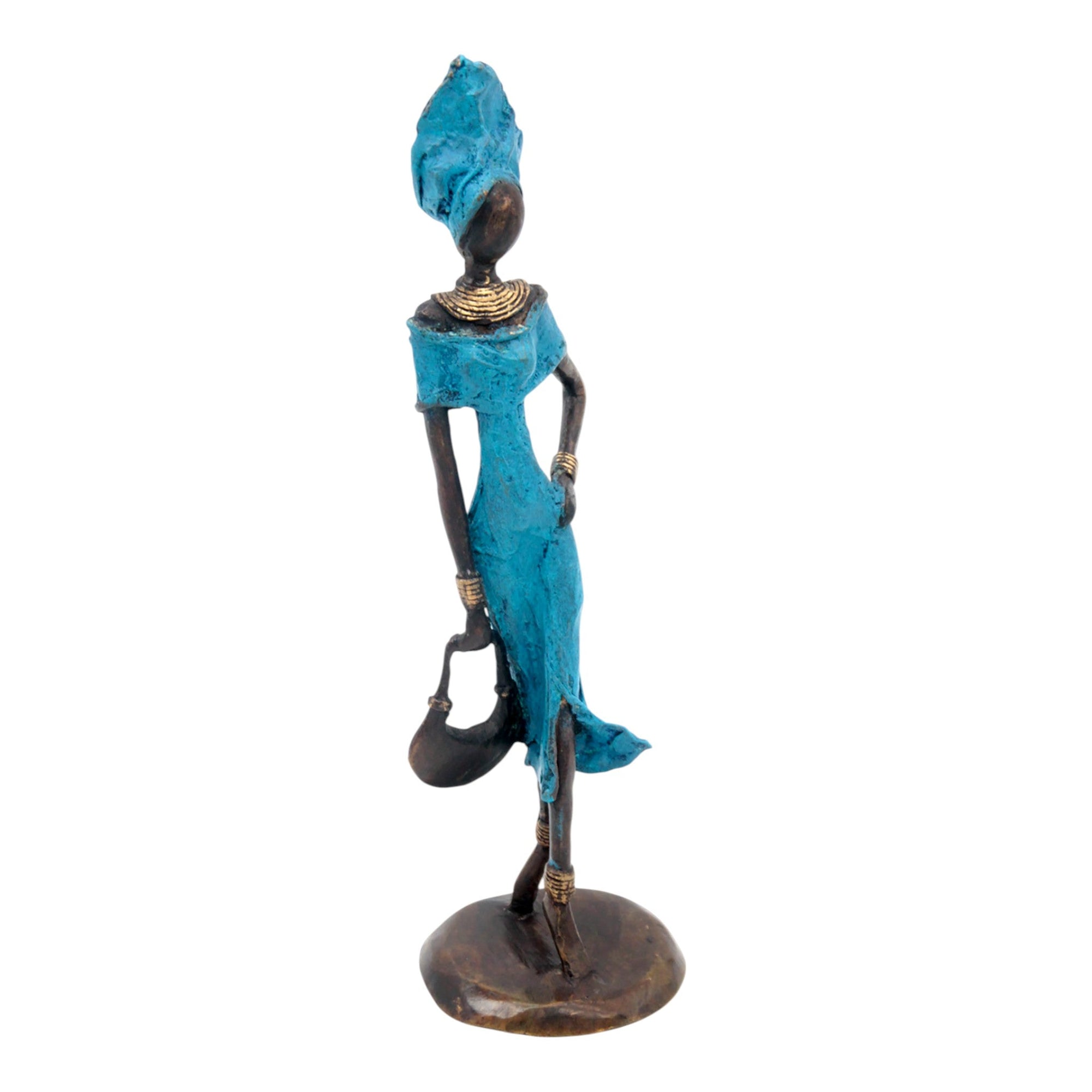 Bronze 25 cm bleu n°7 