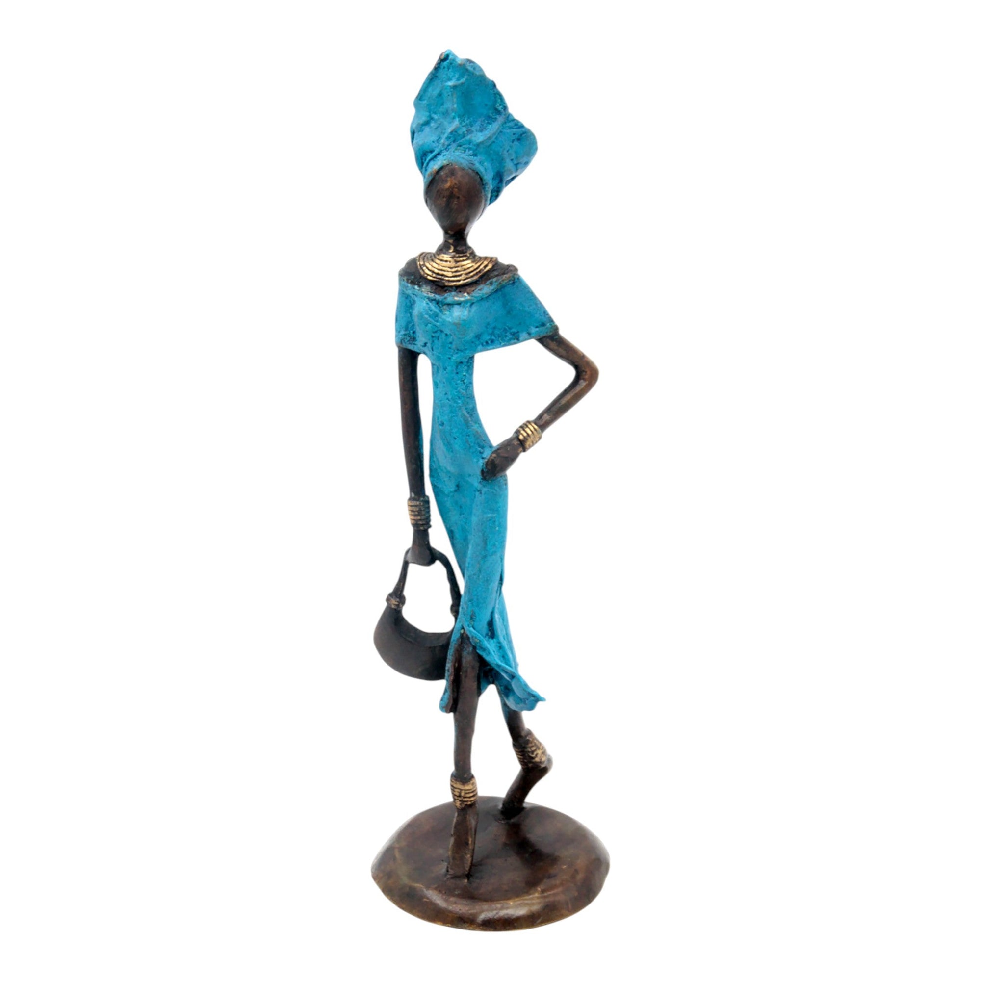 Bronze 25 cm bleu n°7 