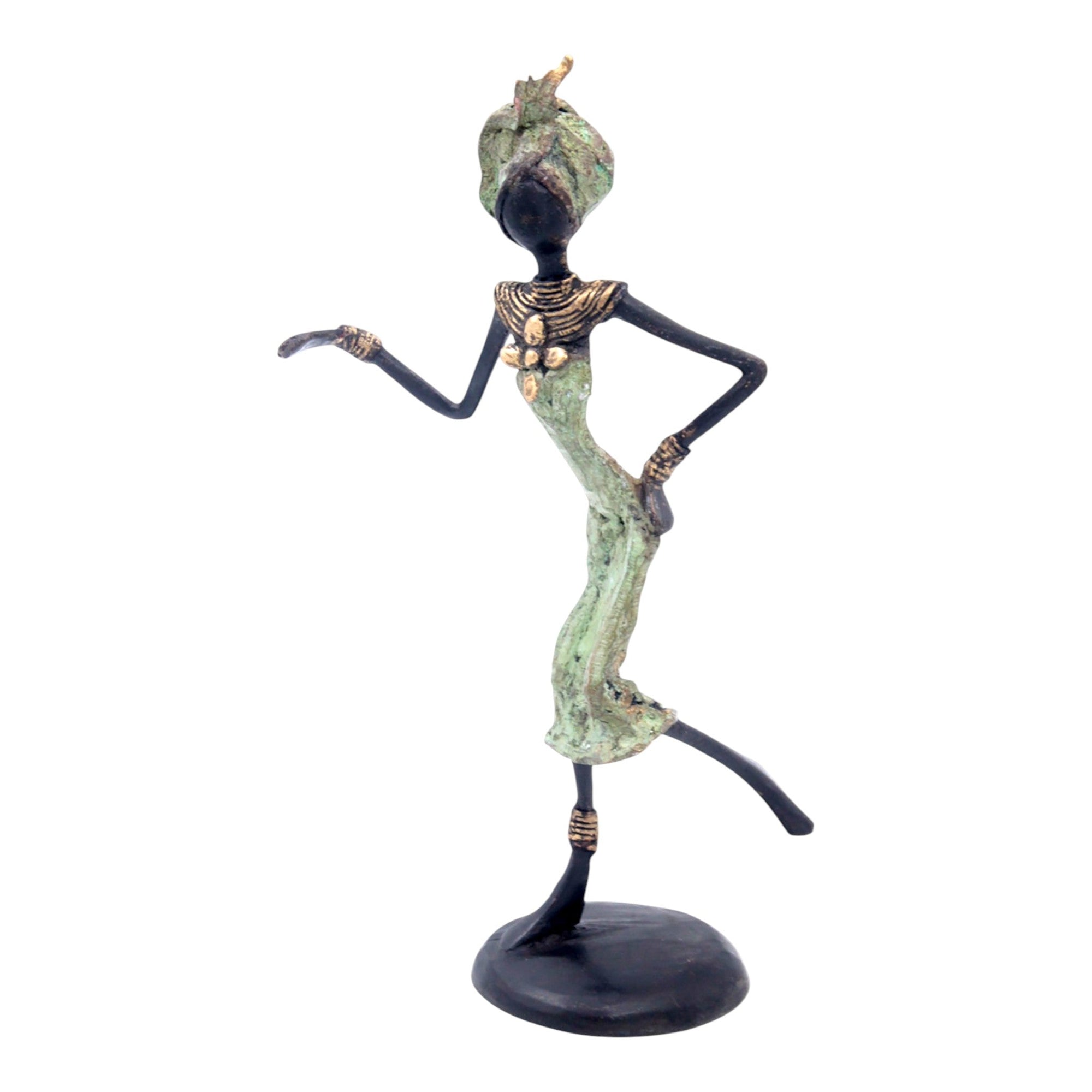 Bronze 25 cm vert n°17 