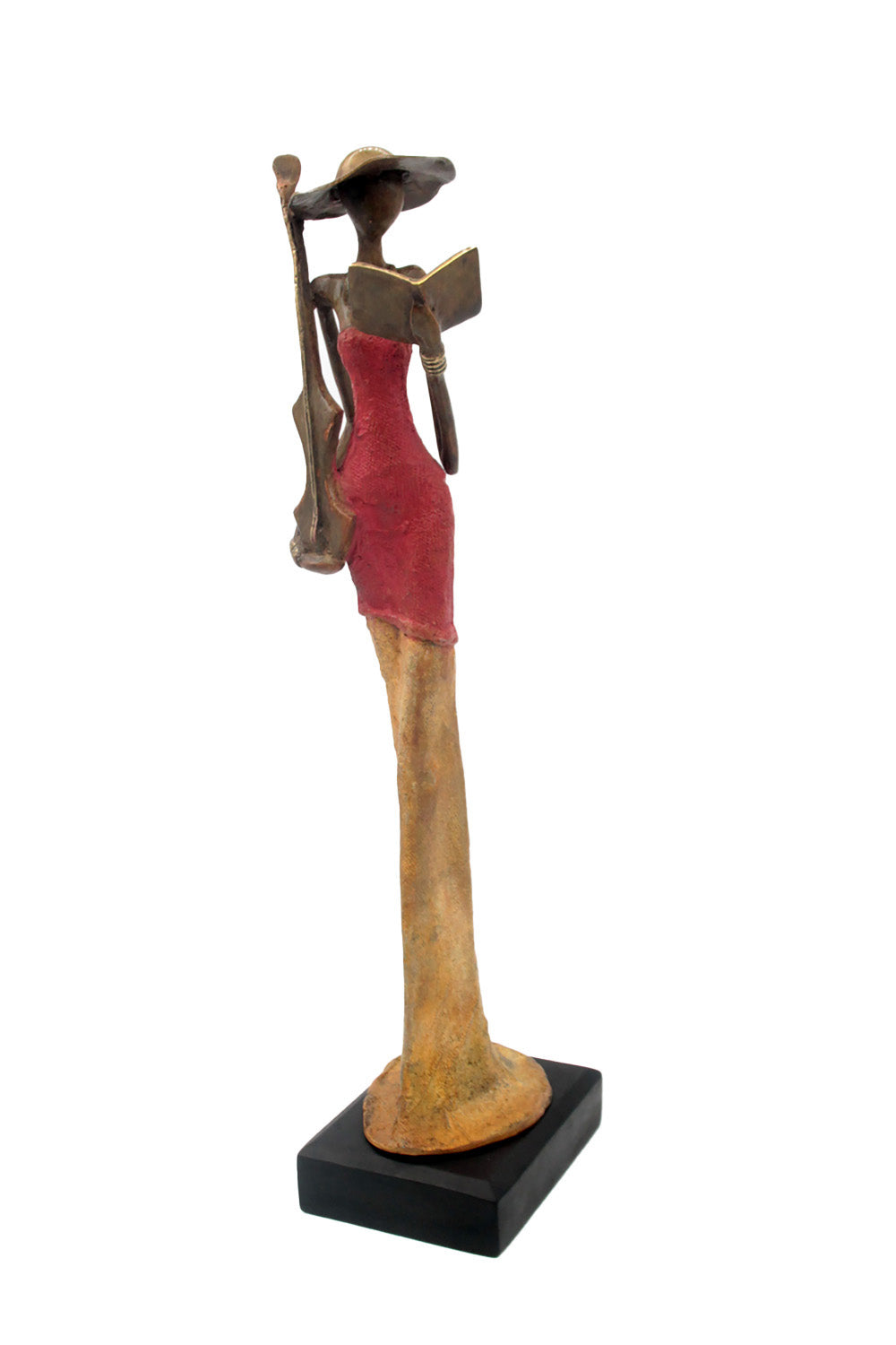 Bronze Issouf 55 cm rouge n°1 Bronzes d'Afrique