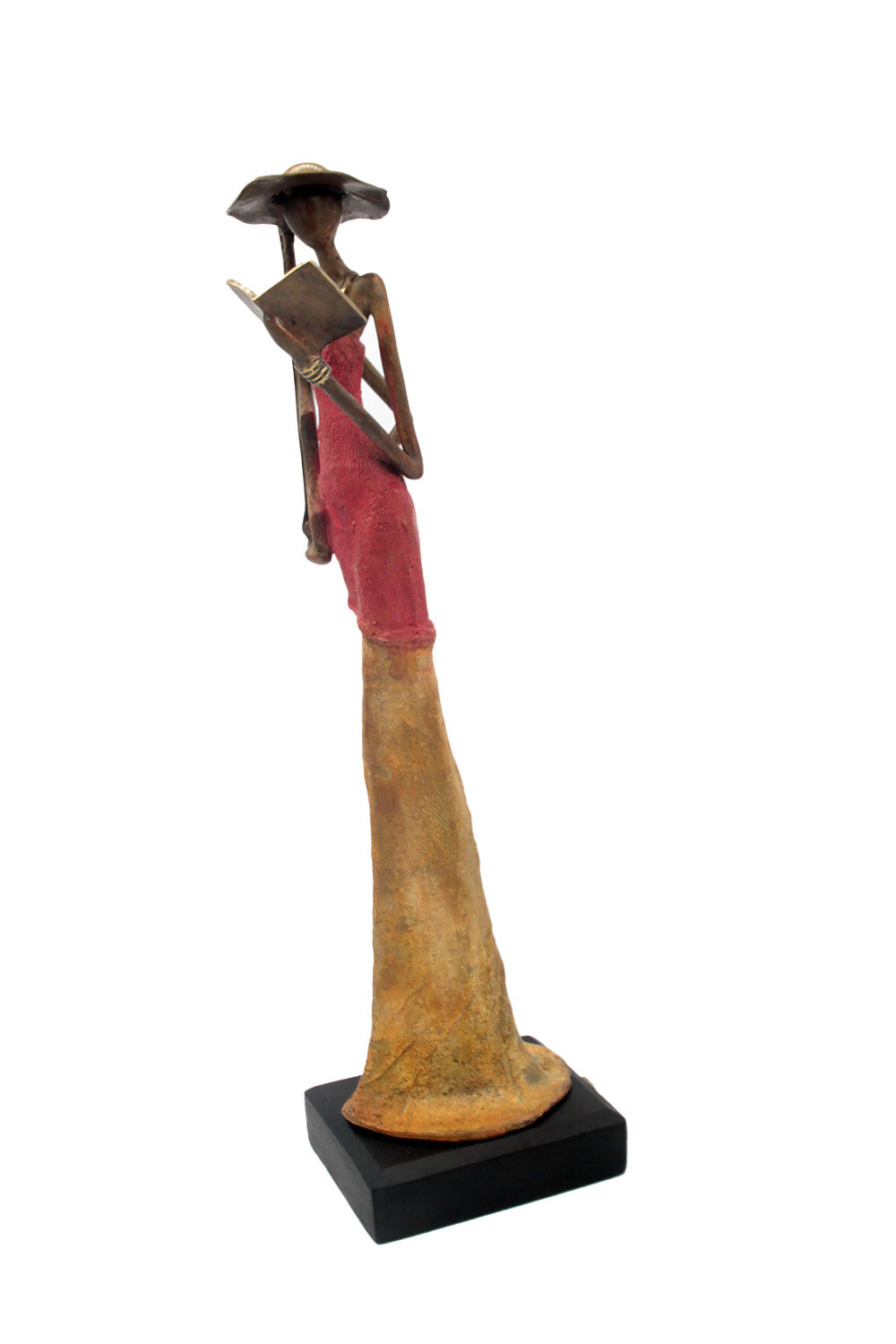 Bronze Issouf 55 cm rouge n°1 Bronzes d'Afrique