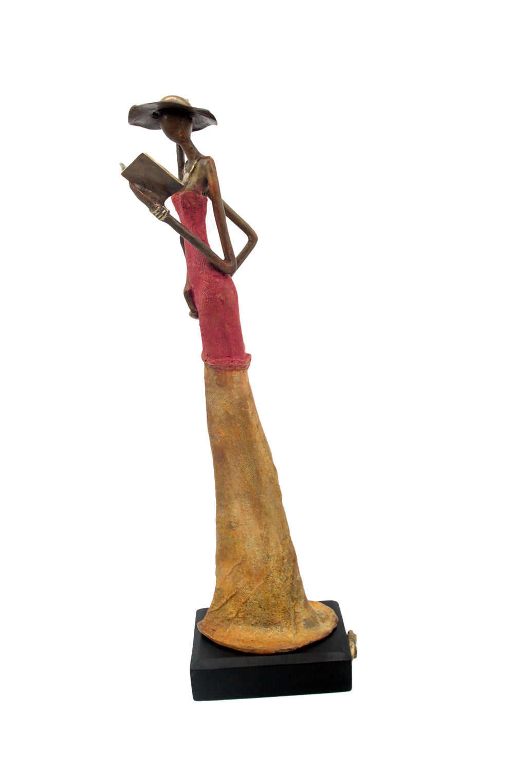 Bronze Issouf 55 cm rouge n°1 Bronzes d'Afrique