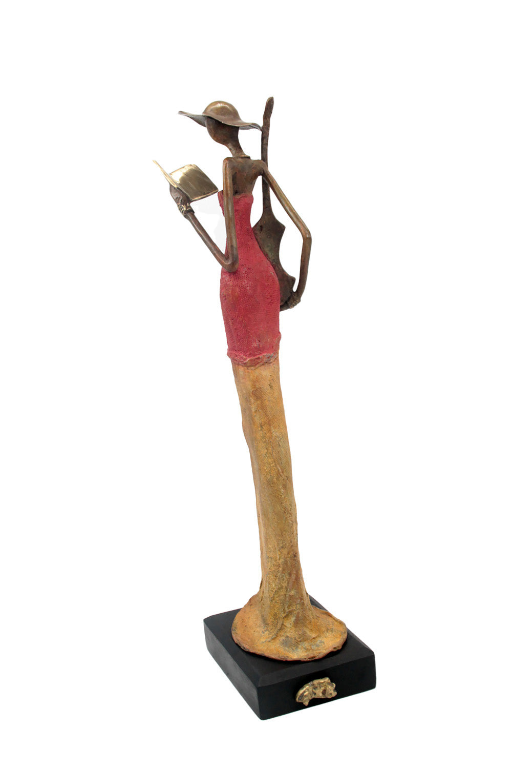 Bronze Issouf 55 cm rouge n°1 Bronzes d'Afrique
