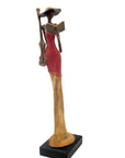 Bronze Issouf 55 cm rouge n°1 Bronzes d'Afrique
