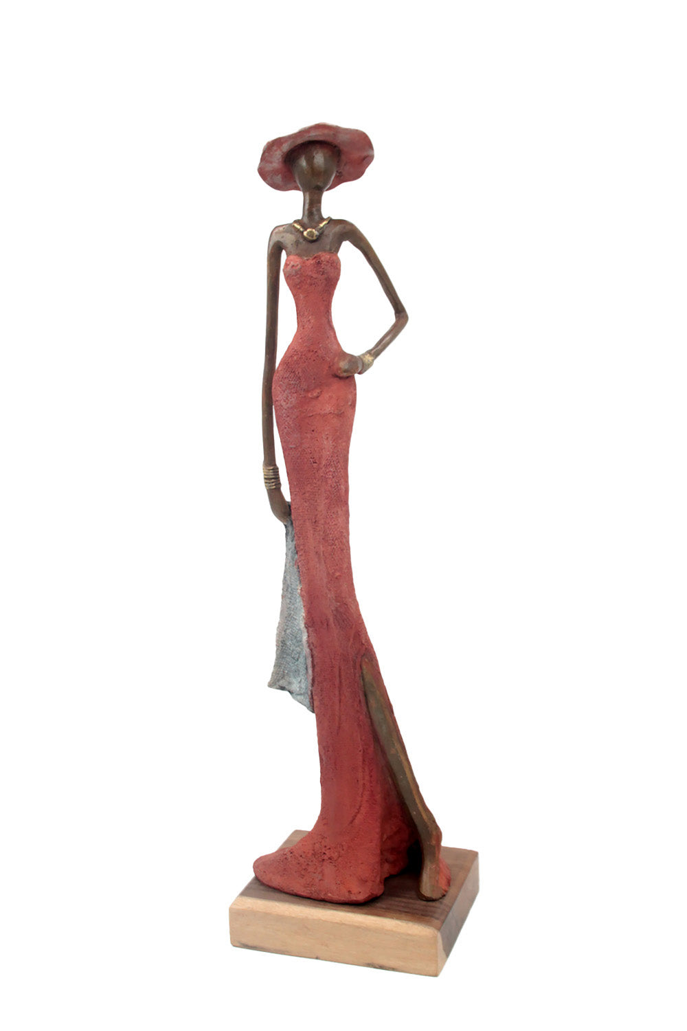 Bronze Issouf 55 cm rouge n°2 Bronzes d'Afrique