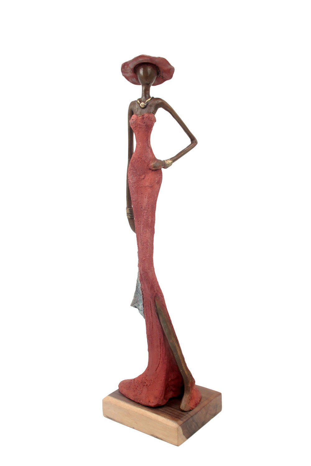 Bronze Issouf 55 cm rouge n°2 Bronzes d'Afrique