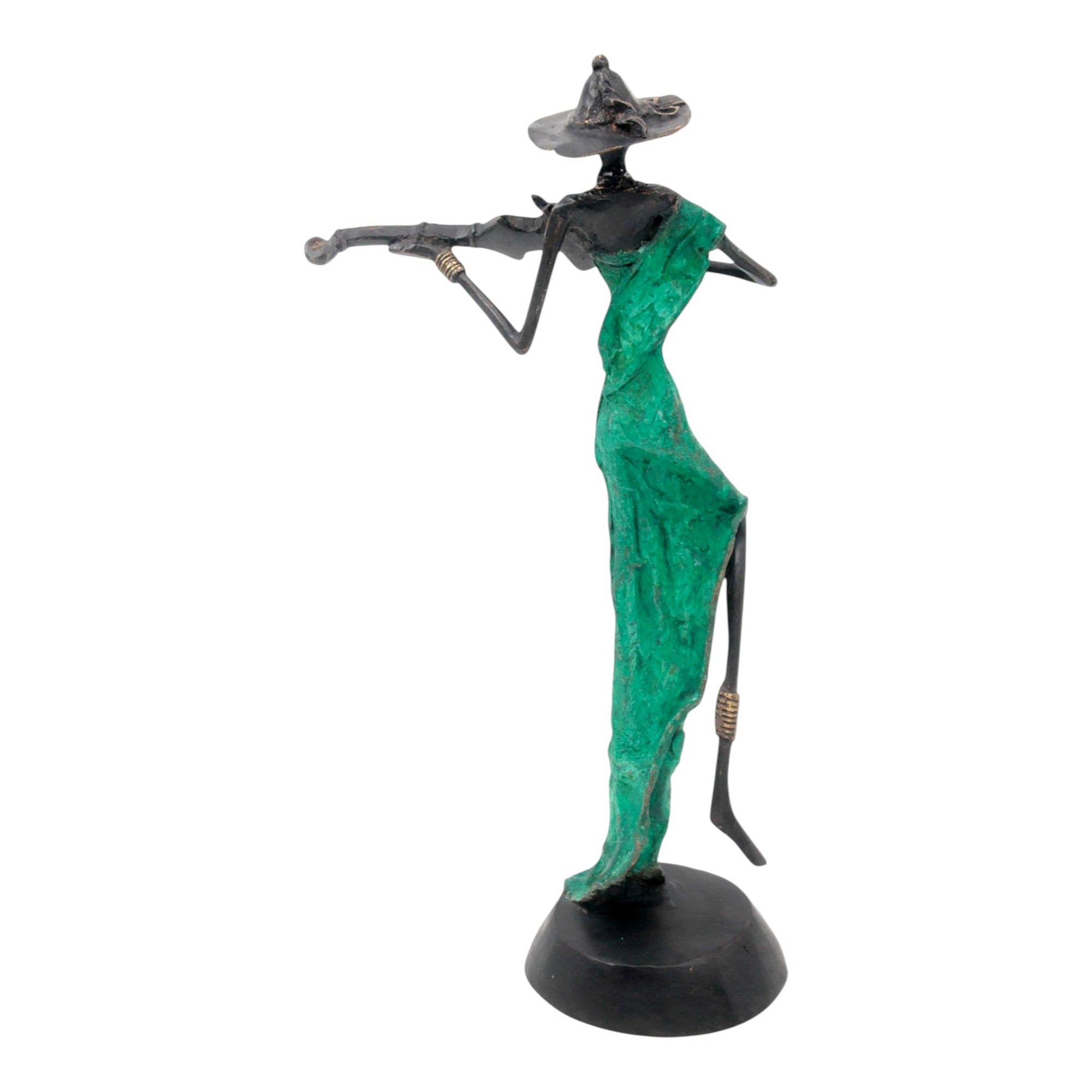 Bronze 35 cm vert n°18 