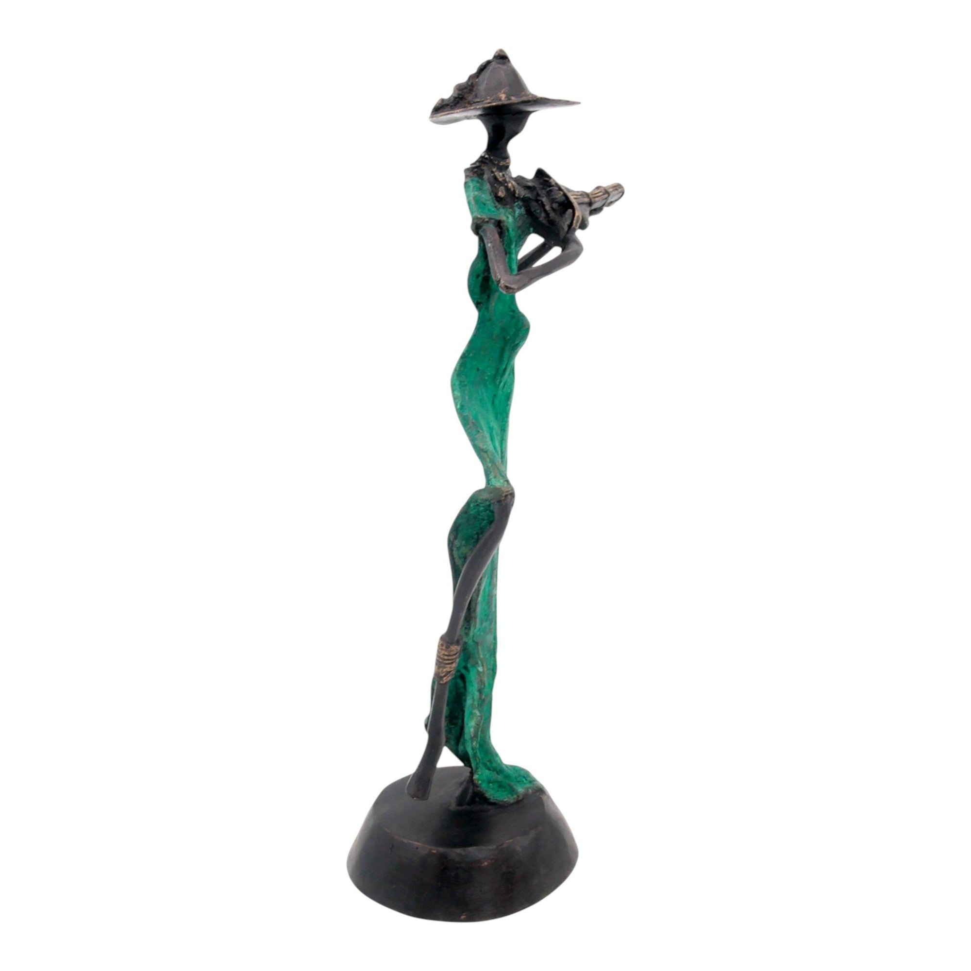Bronze 35 cm vert n°18 