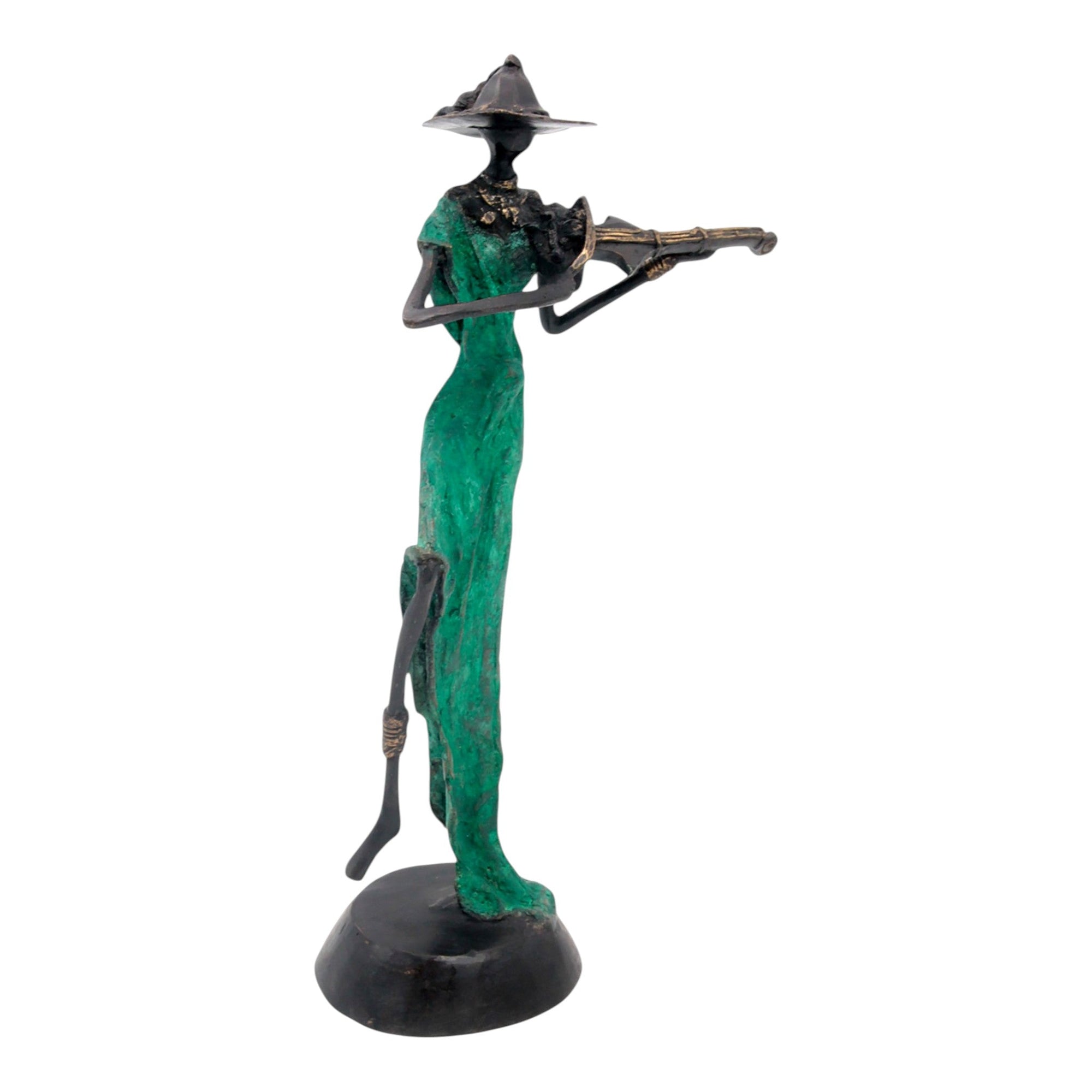 Bronze 35 cm vert n°18 