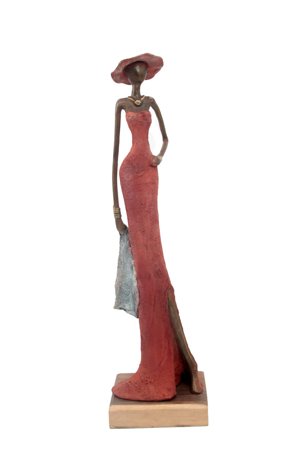 Bronze Issouf 55 cm rouge n°2 Bronzes d'Afrique
