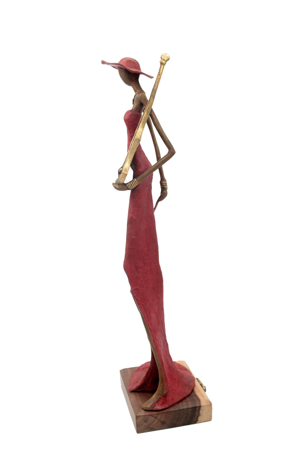 Bronze Issouf 55 cm rouge n°3 Bronzes d'Afrique