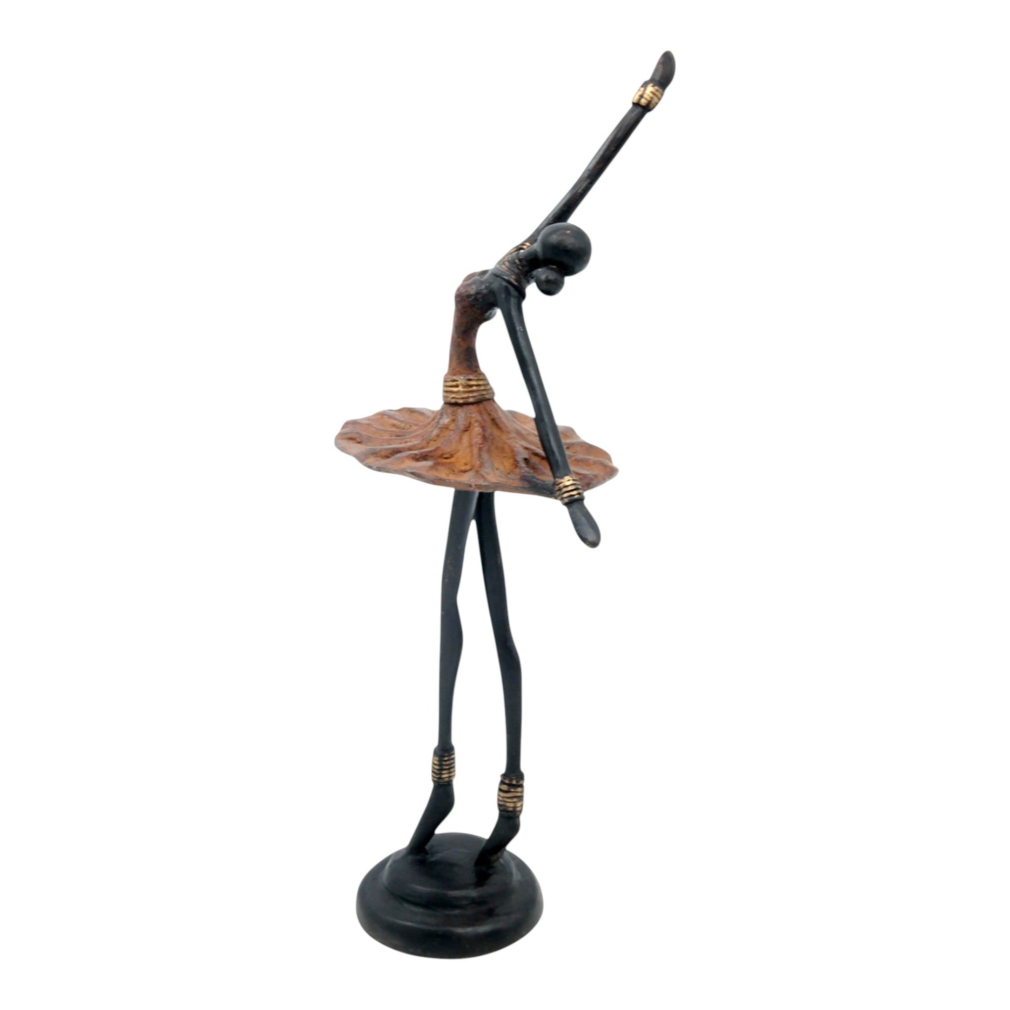 Ballerine 25 cm marron n°5 