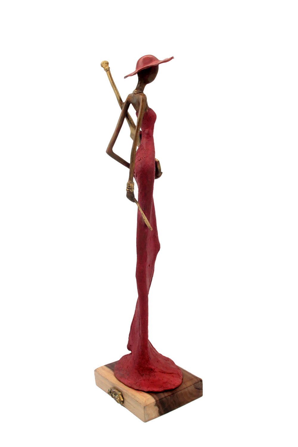 Bronze Issouf 55 cm rouge n°3 Bronzes d&#39;Afrique