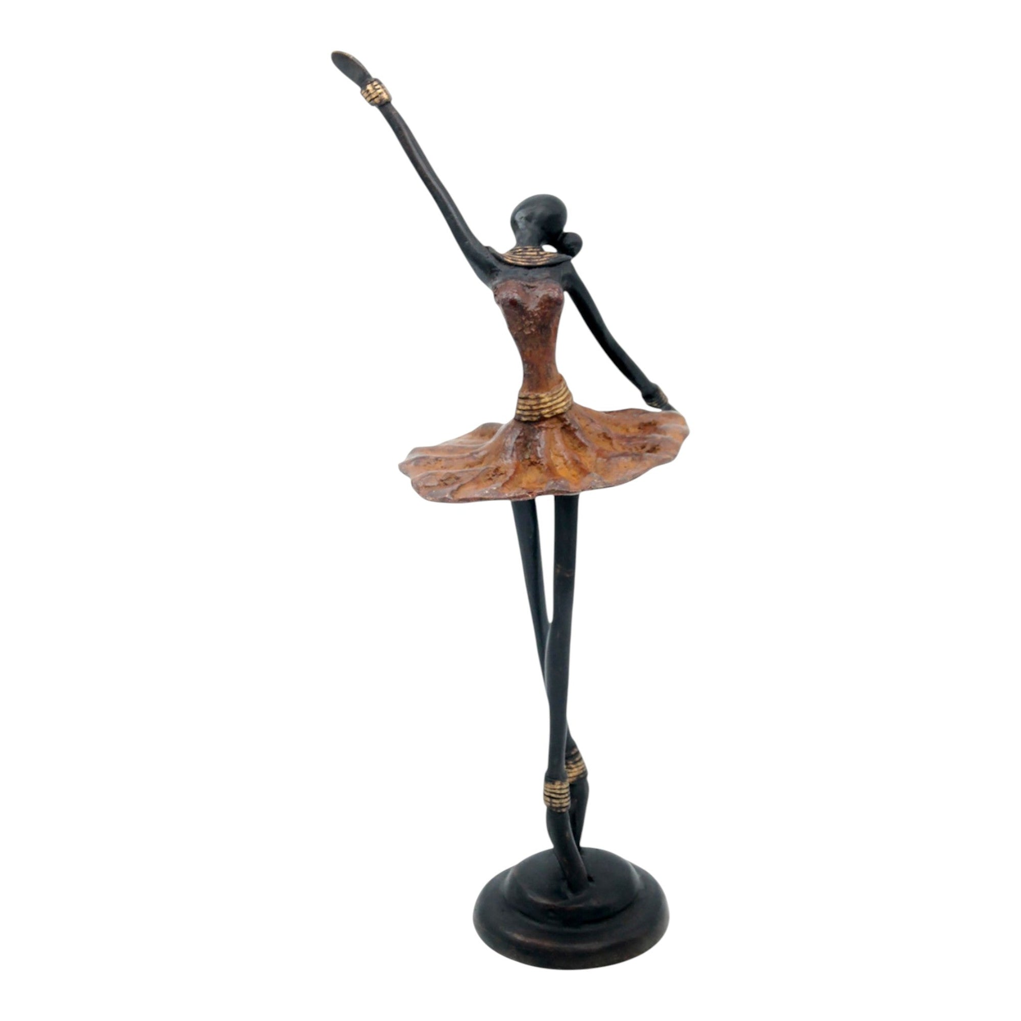 Ballerine 25 cm marron n°5 