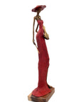Bronze Issouf 55 cm rouge n°3 Bronzes d'Afrique