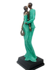 Bronze Issouf couple 55 cm vert n°2 Bronzes d'Afrique