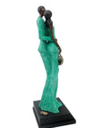 Bronze Issouf couple 55 cm vert n°2 Bronzes d'Afrique