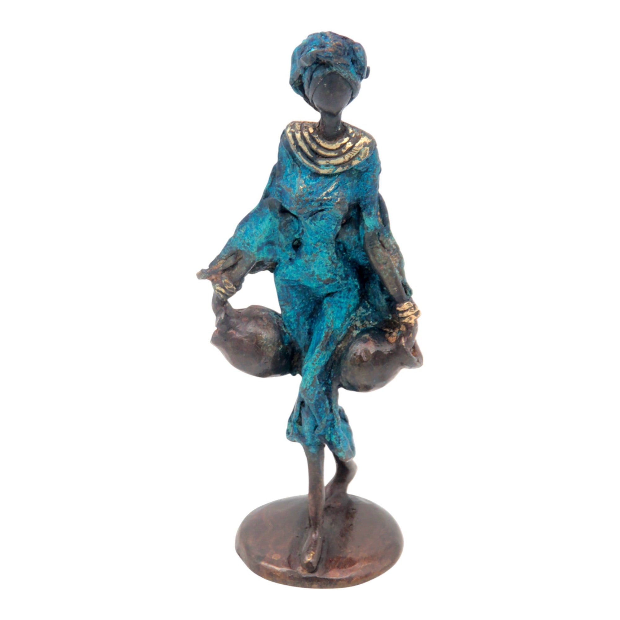 Bronze 15 cm bleu n°2 