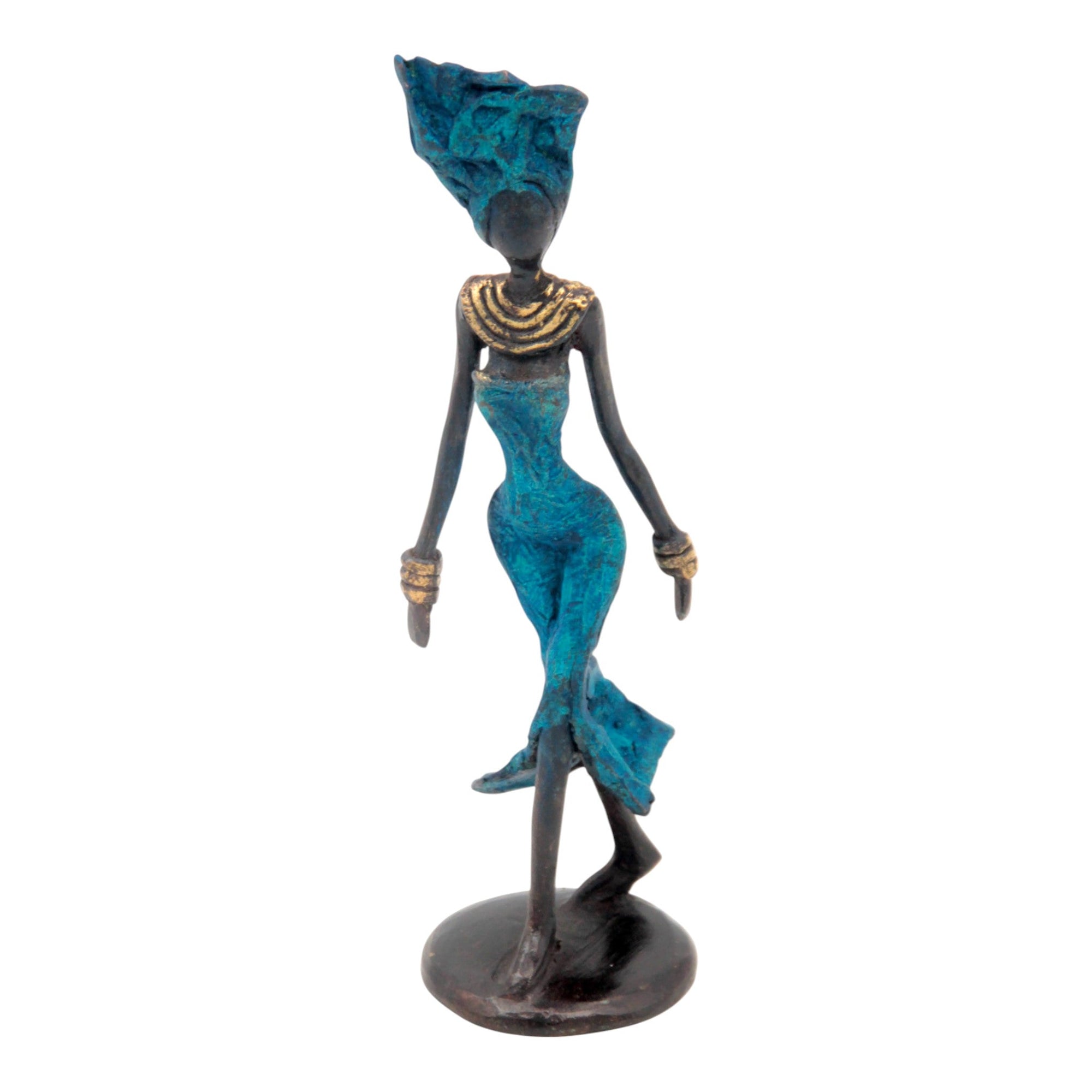 Bronze 15 cm bleu n°8 