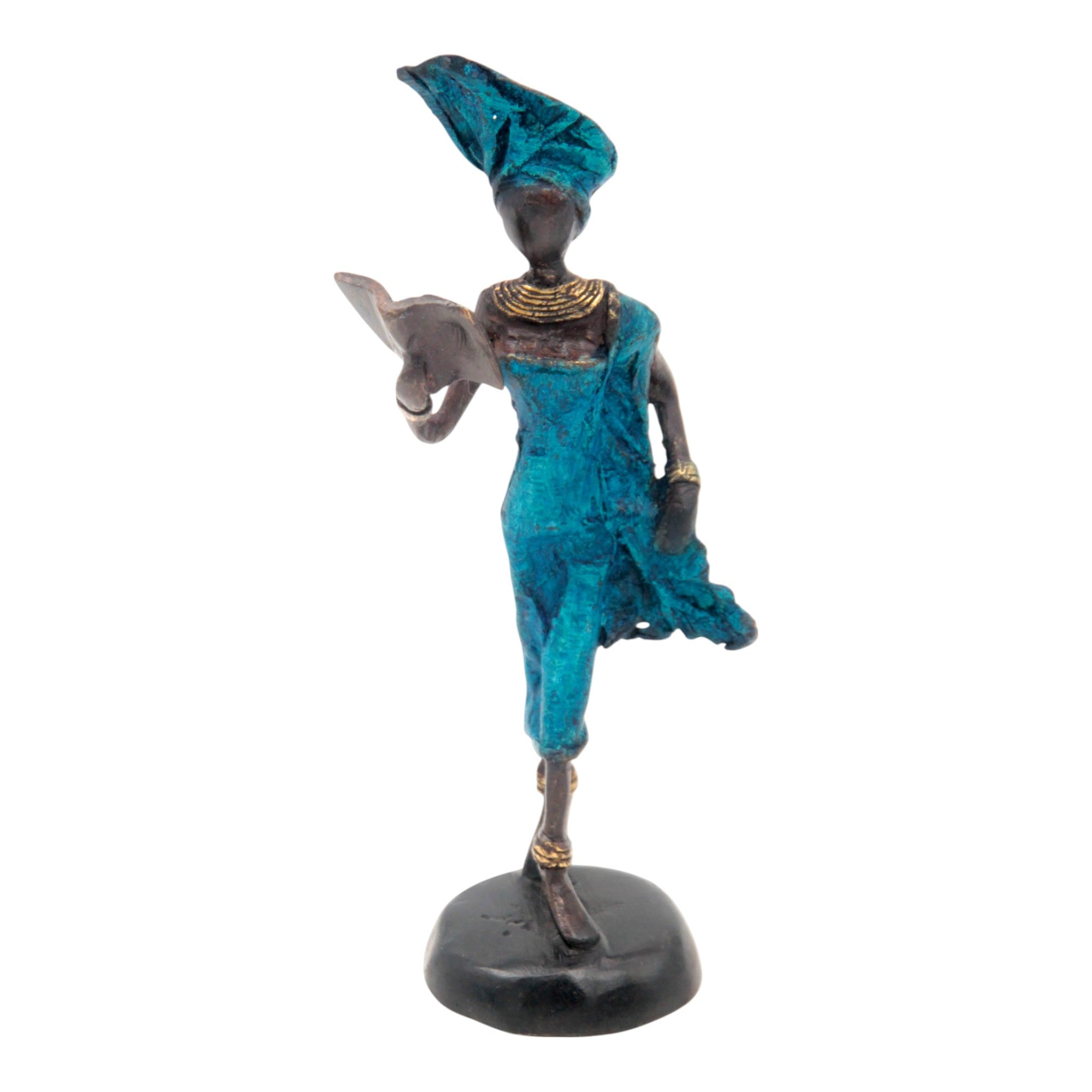 Bronze 15 cm bleu n°12 