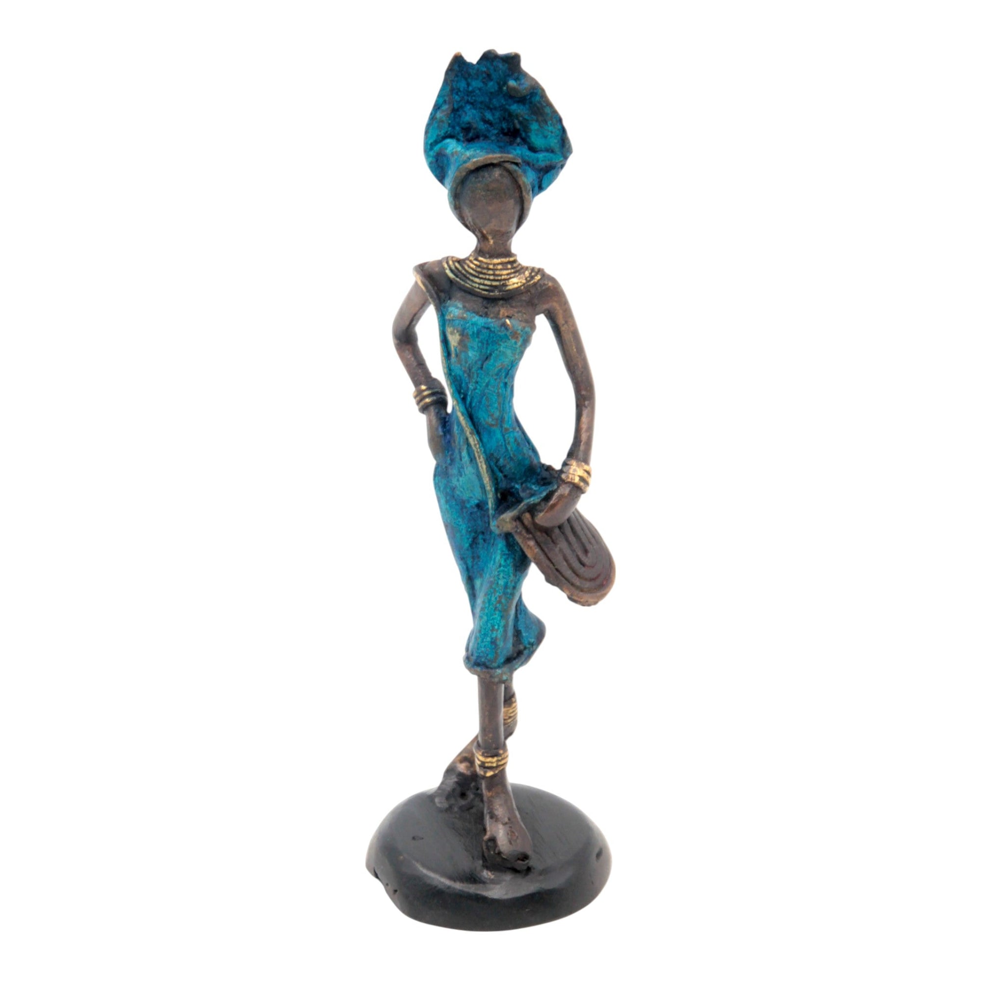 Bronze 15 cm bleu n°13 