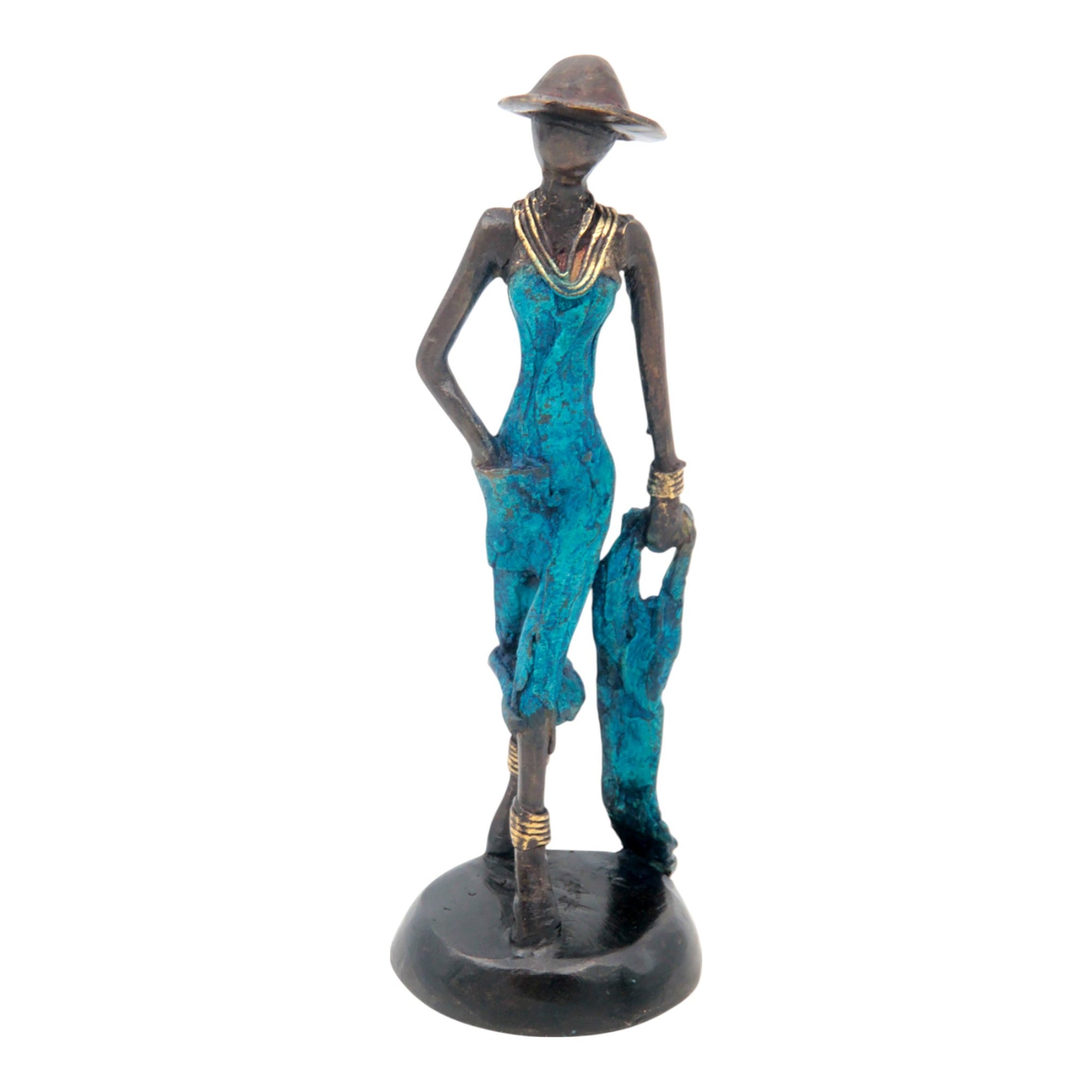 Bronze 15 cm bleu n°23 