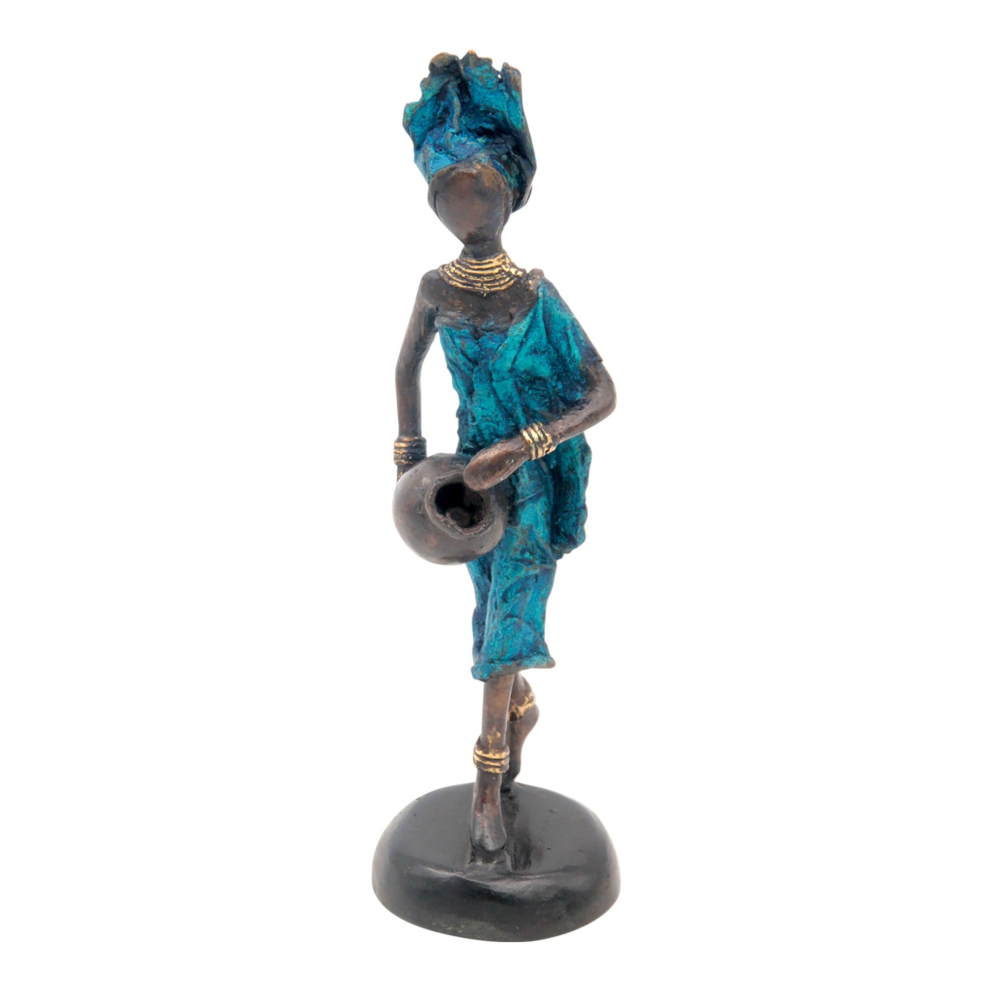 Bronze 15 cm bleu n°32 