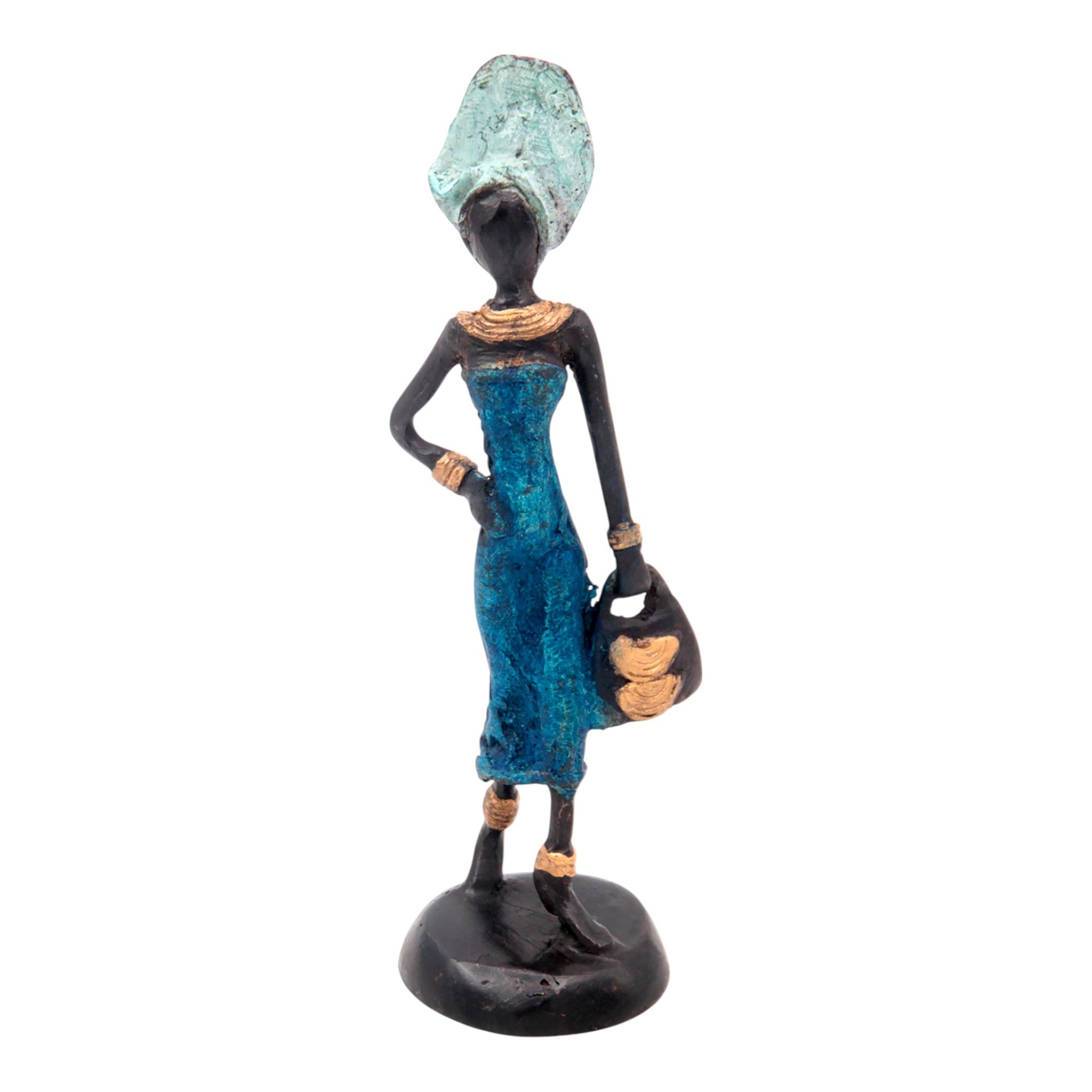 Bronze 15 cm bleu n°43 