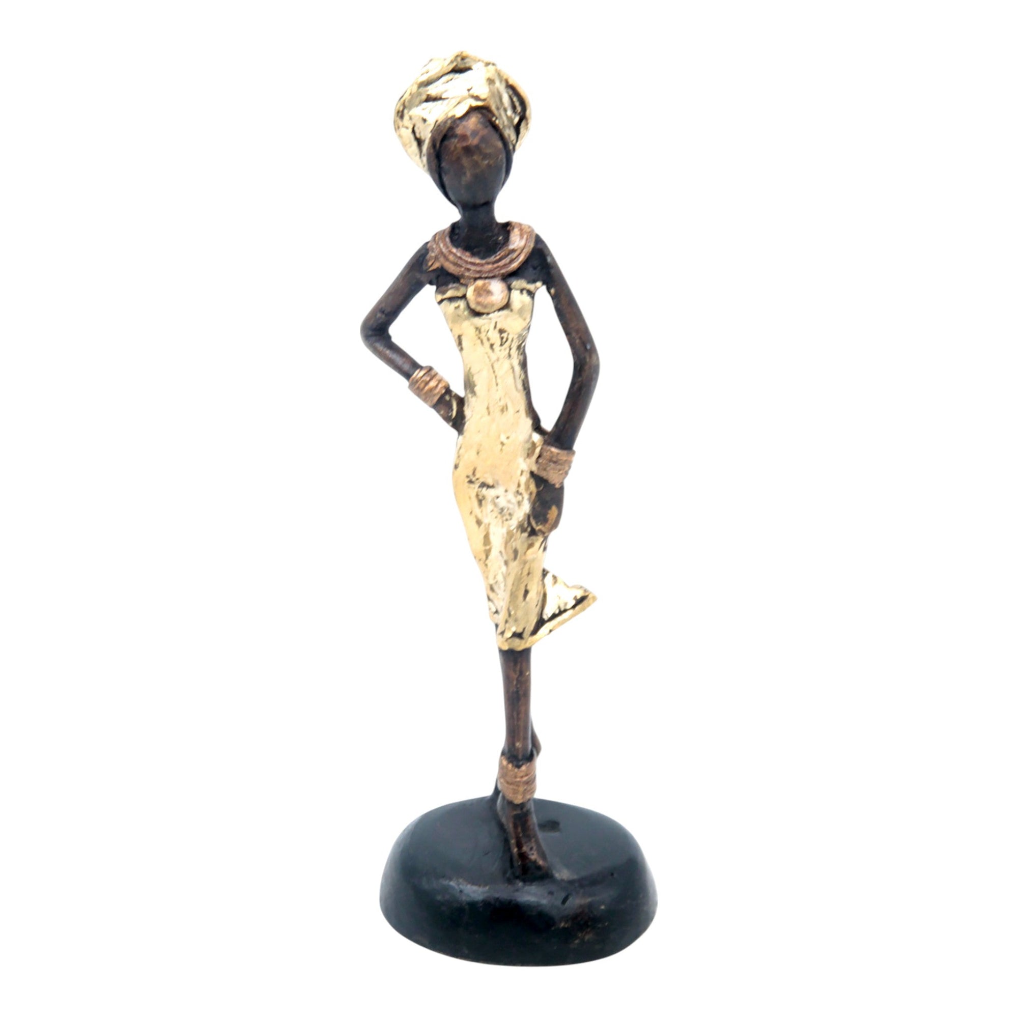 Bronze 15 cm doré n°10 