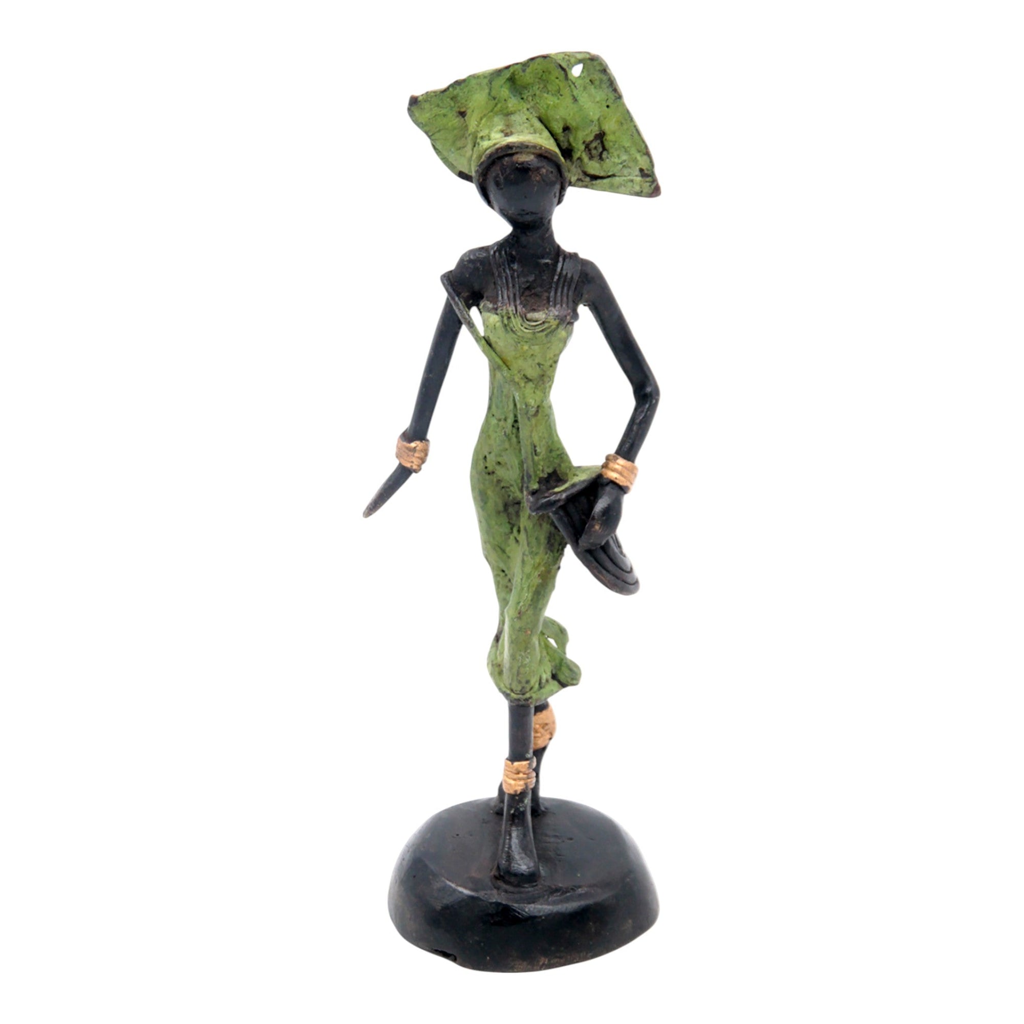 Bronze 15 cm vert n°3 