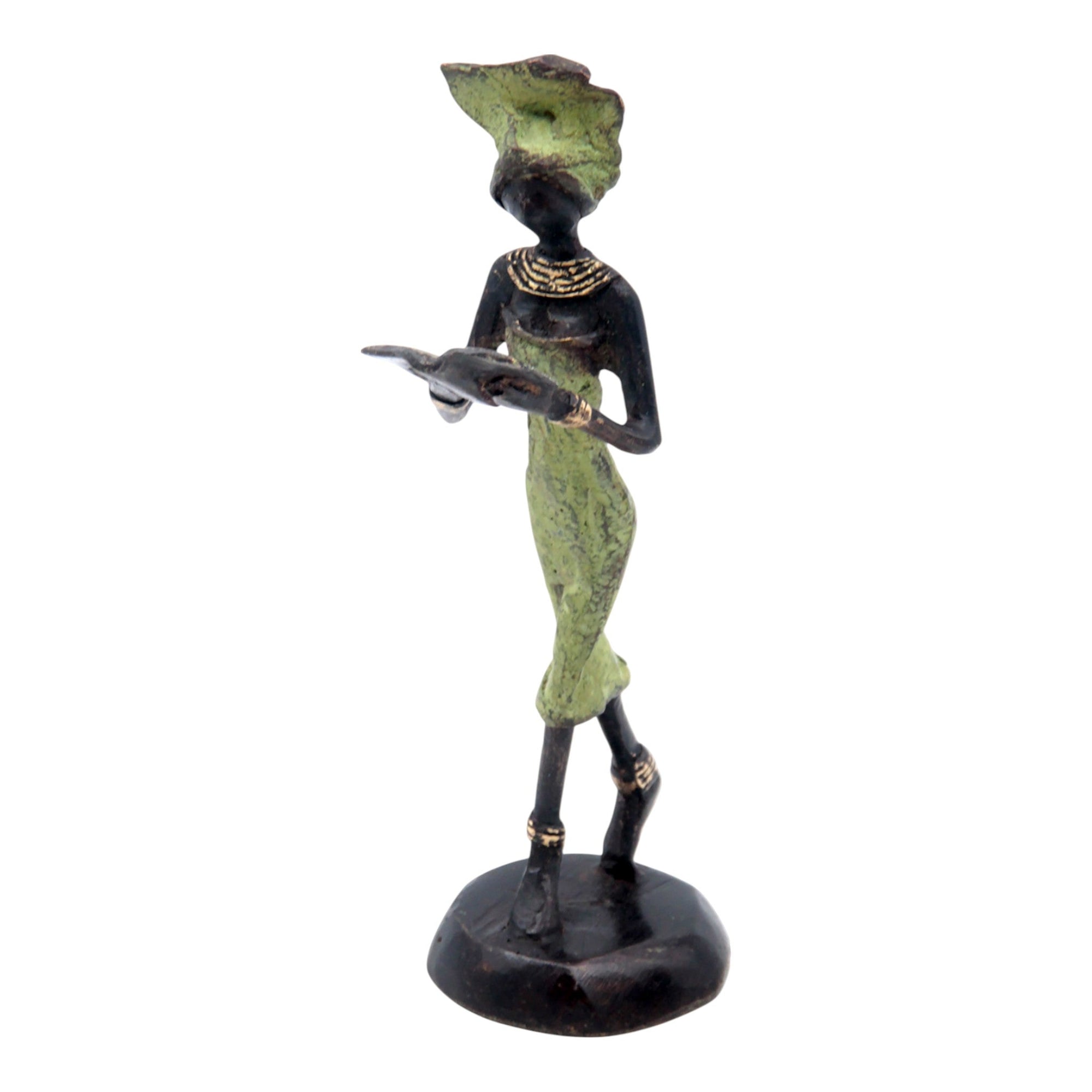 Bronze 15 cm vert n°15 