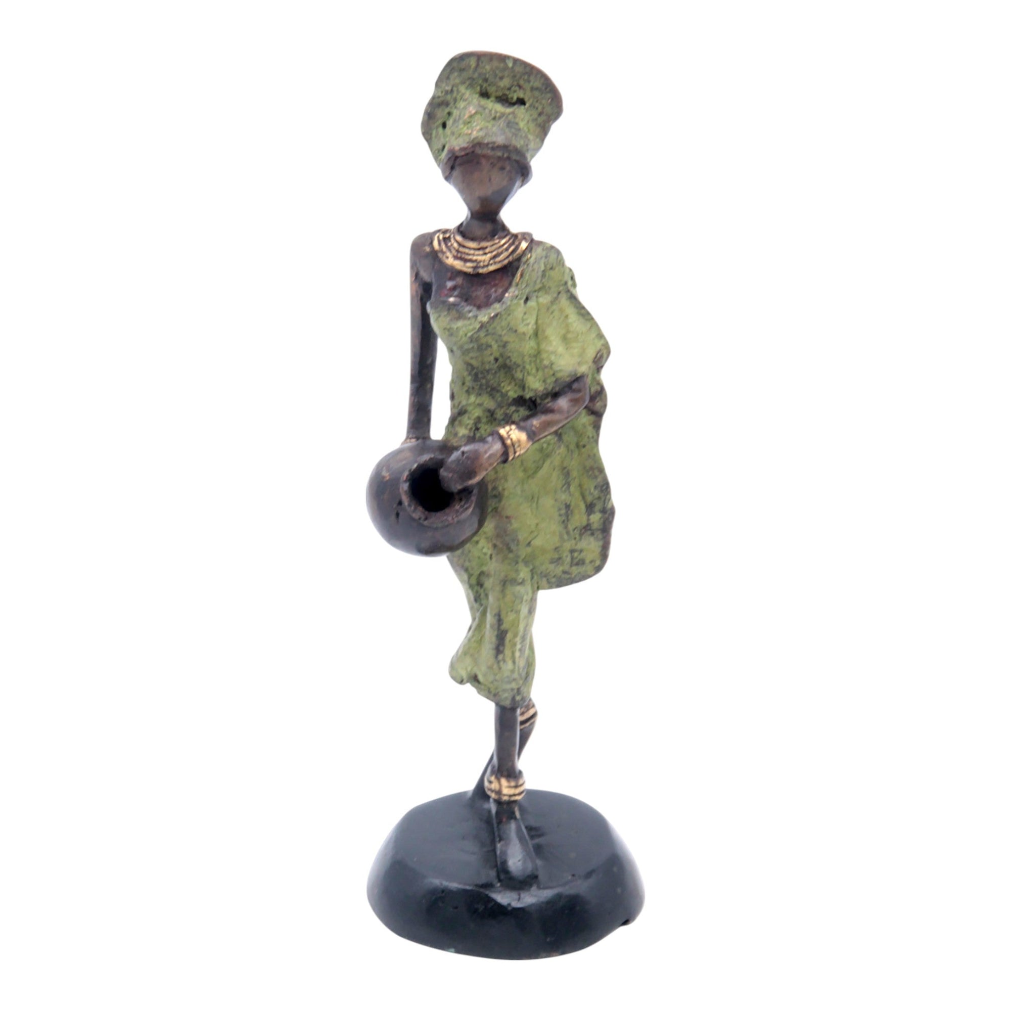 Bronze 15 cm vert n°6 