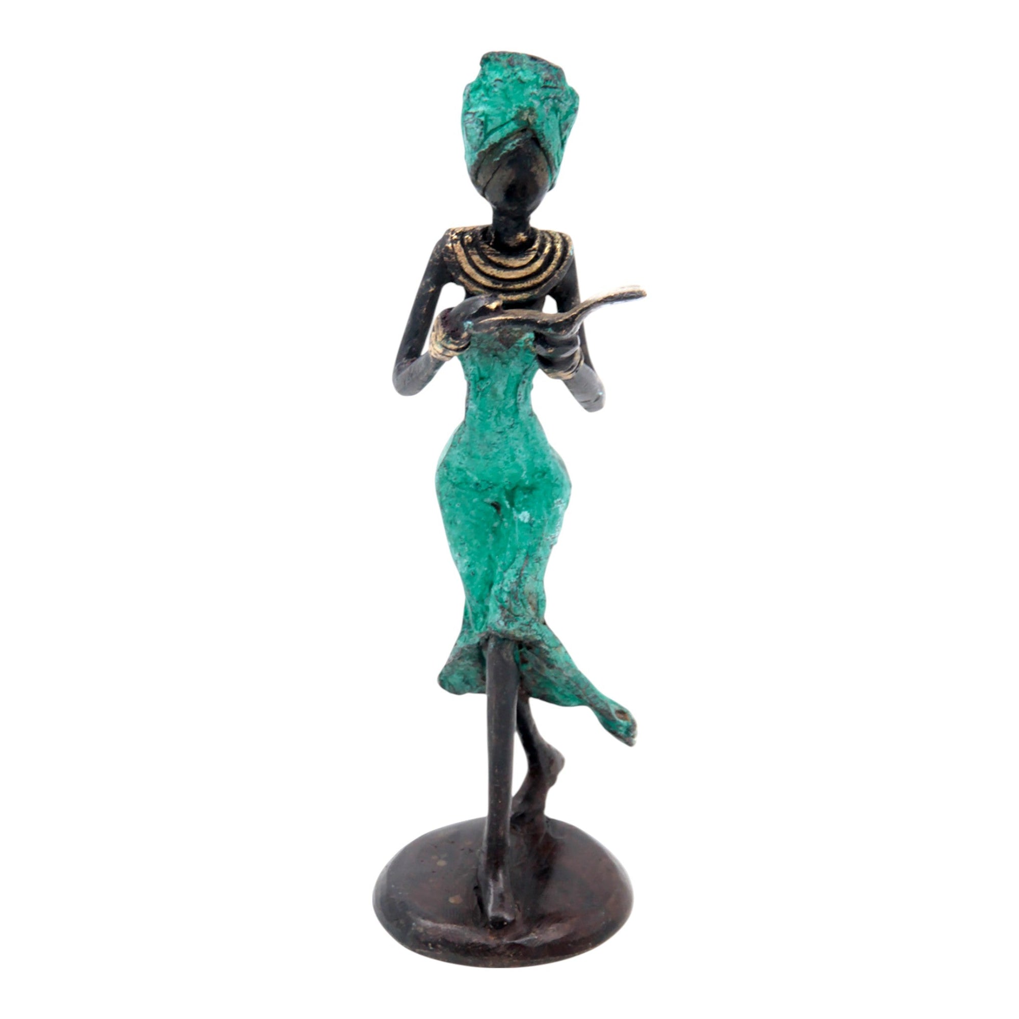 Bronze 15 cm turquoise n°5 