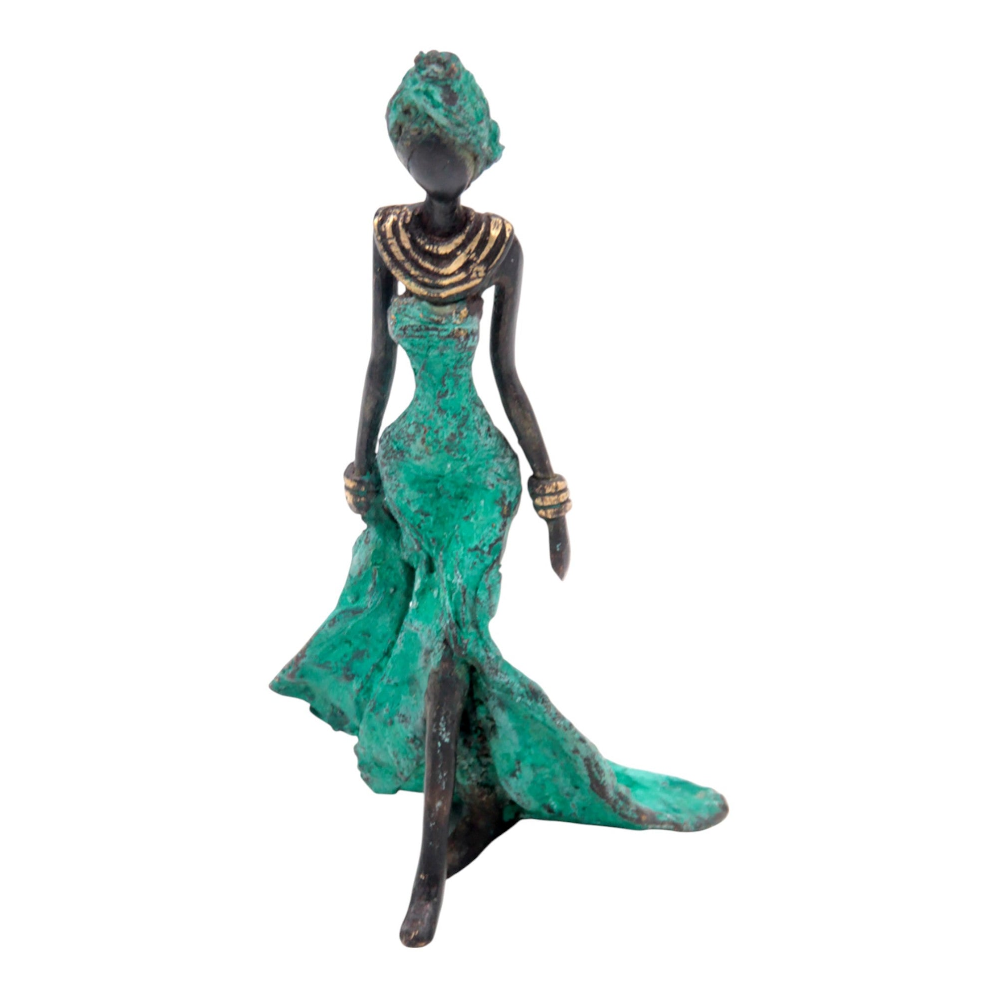 Bronze 15 cm turquoise n°14 