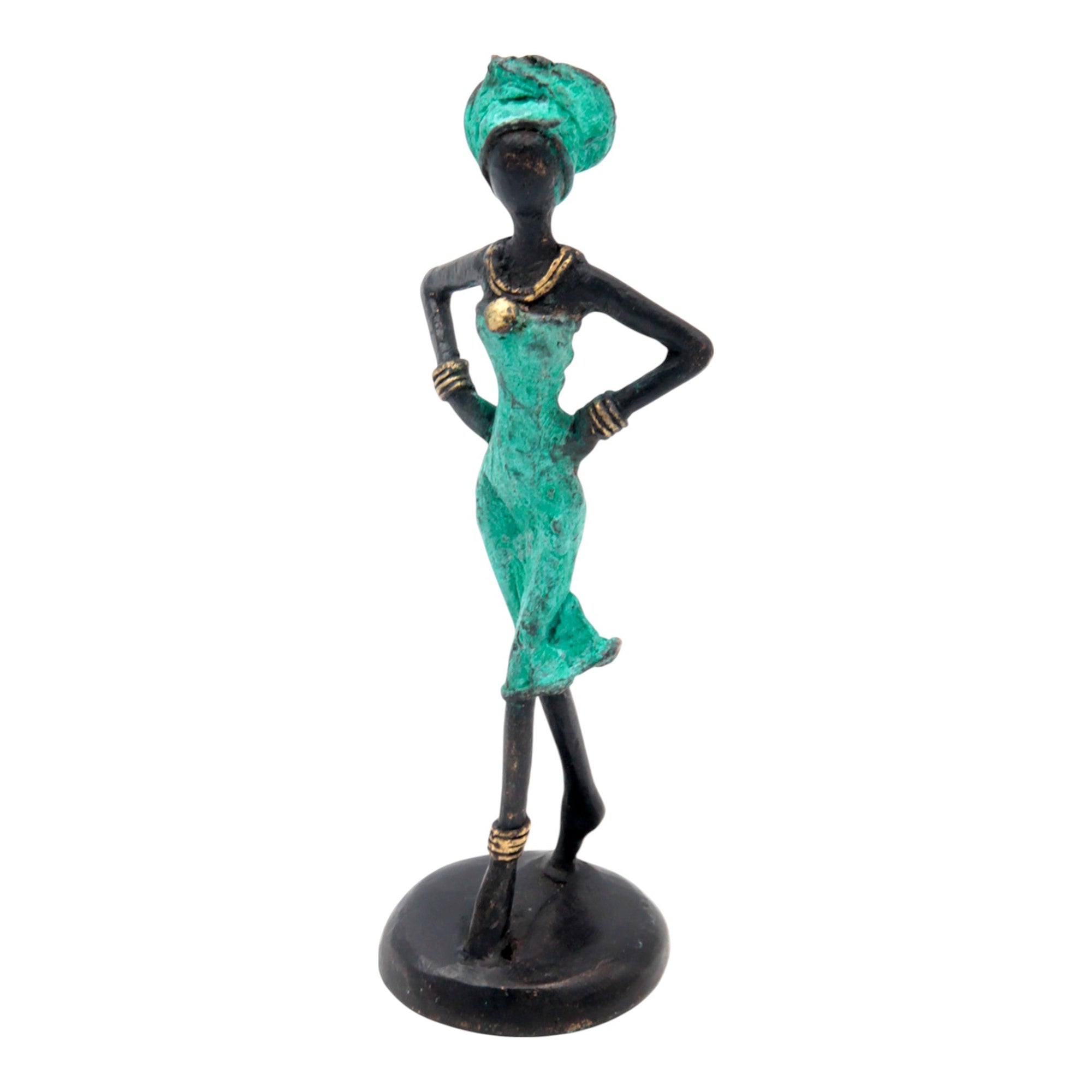 Bronze 15 cm turquoise n°16 