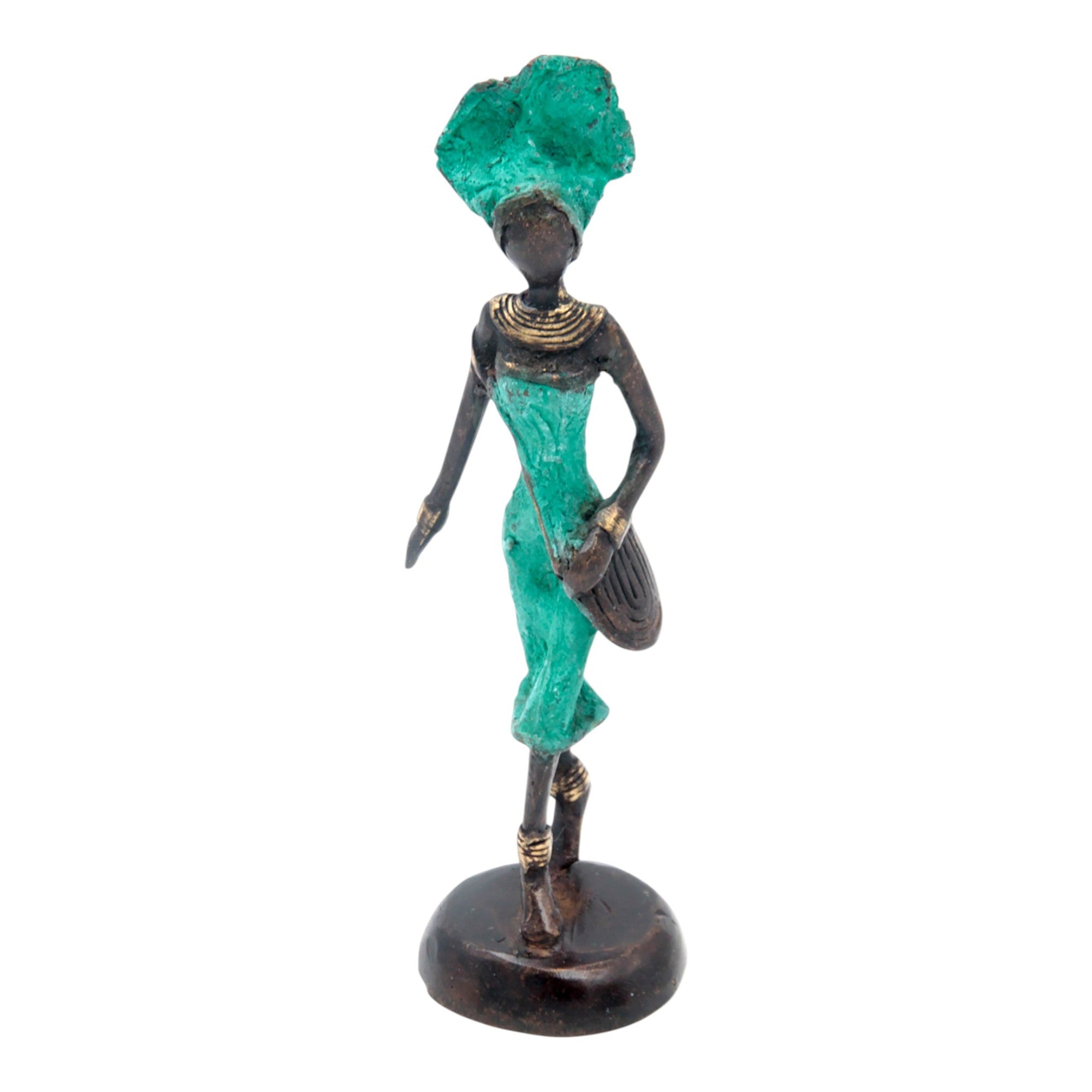 Bronze 15 cm turquoise n°18 
