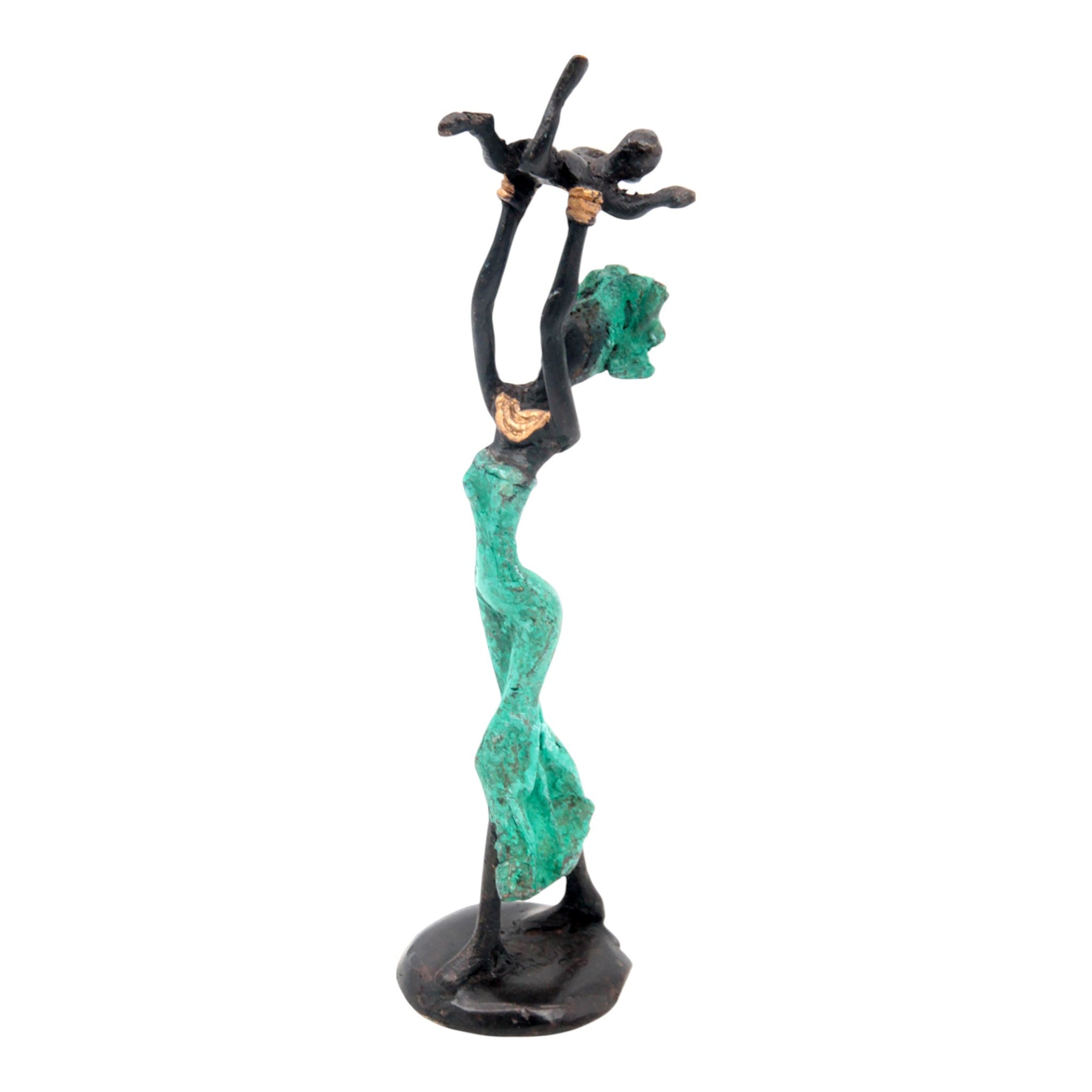 Bronze 15 cm turquoise n°20 