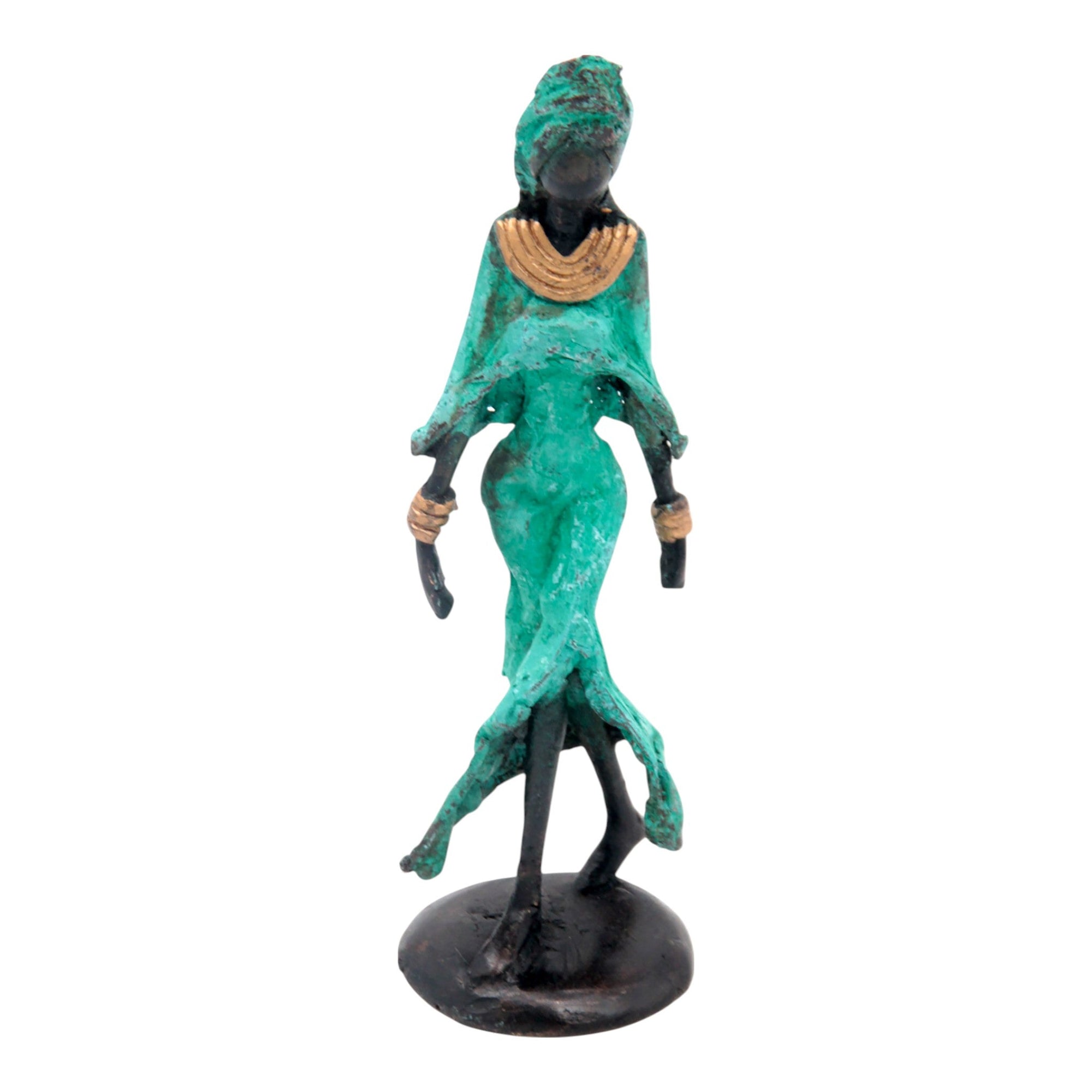 Bronze 15 cm turquoise n°21 