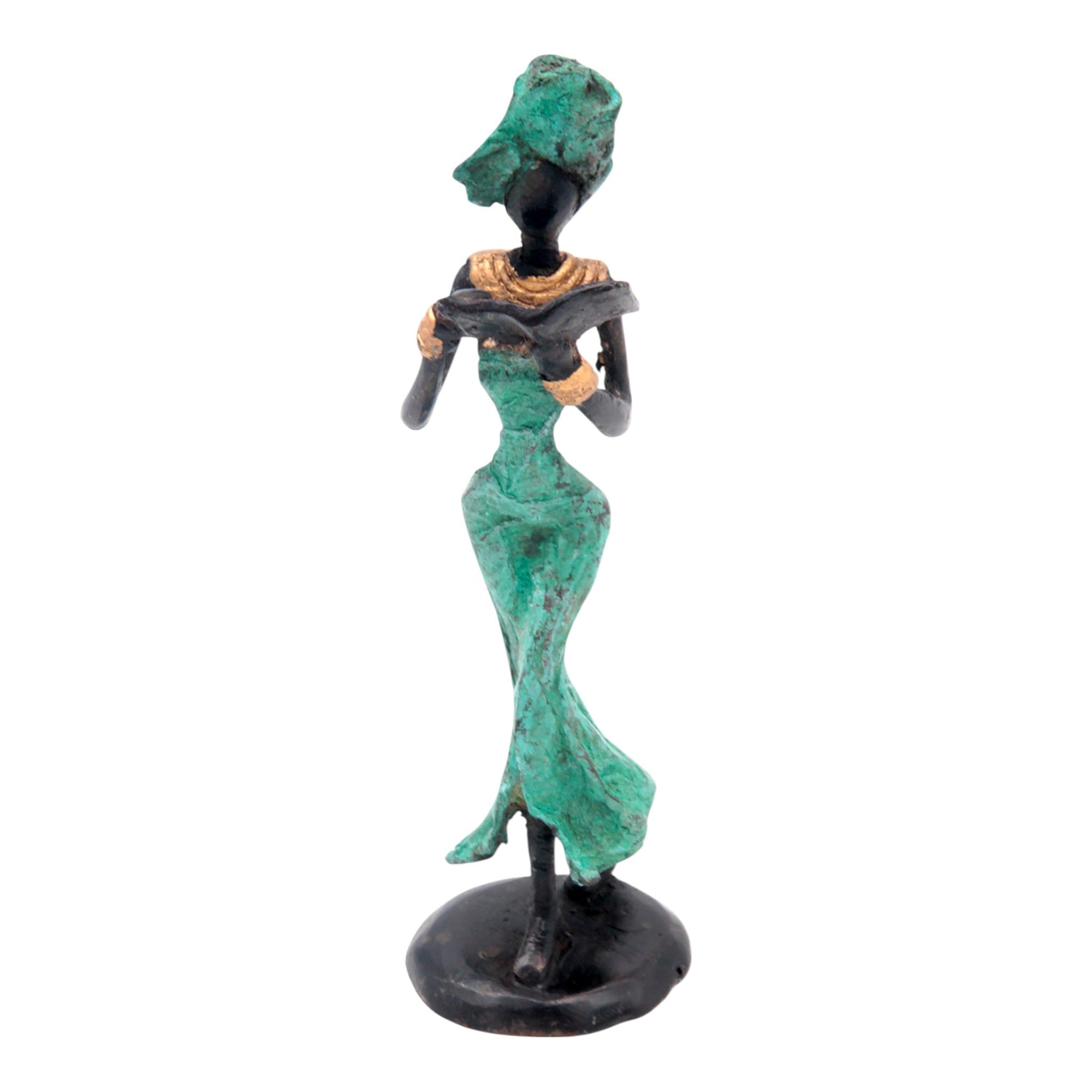 Bronze 15 cm turquoise n°22 