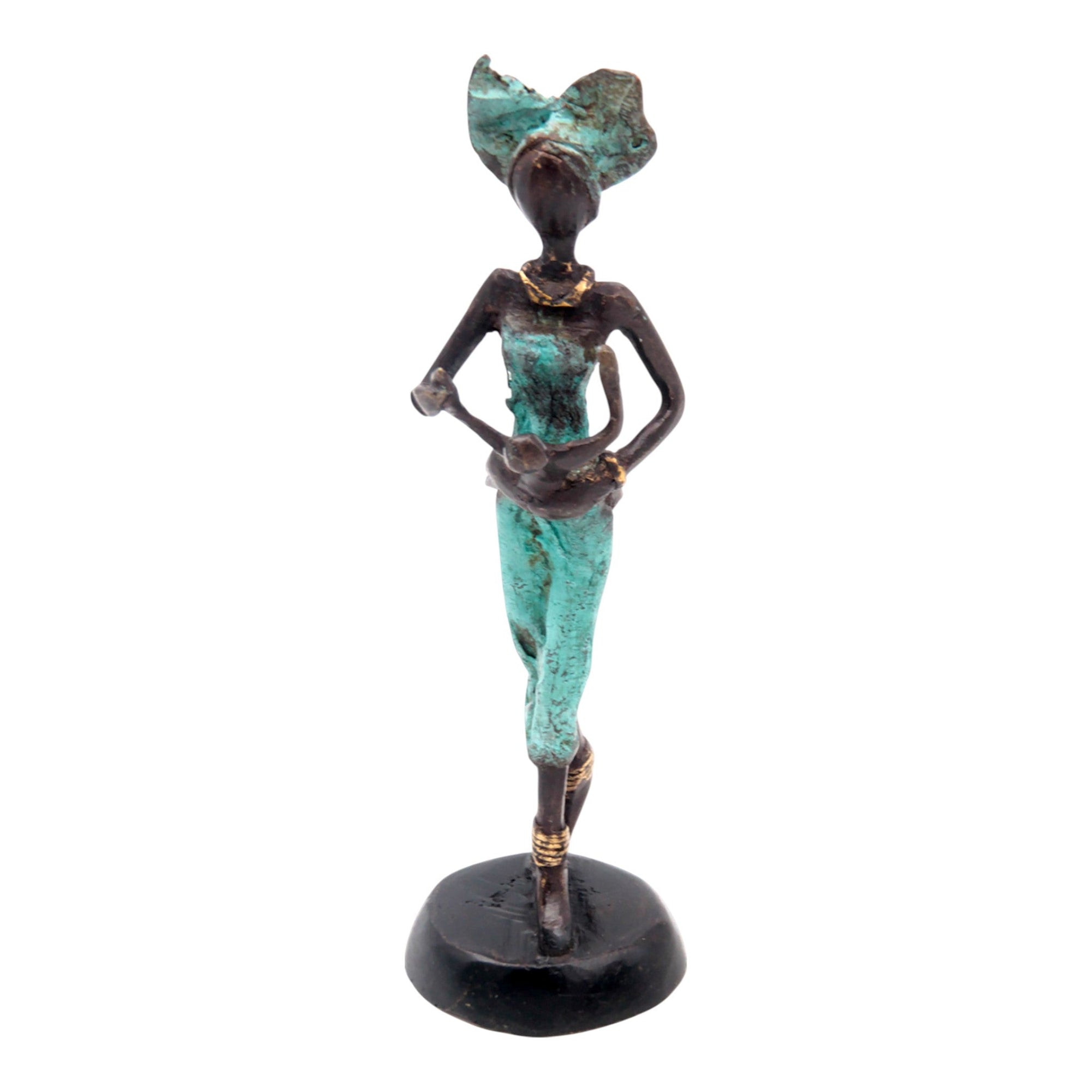 Bronze 15 cm turquoise n°24 