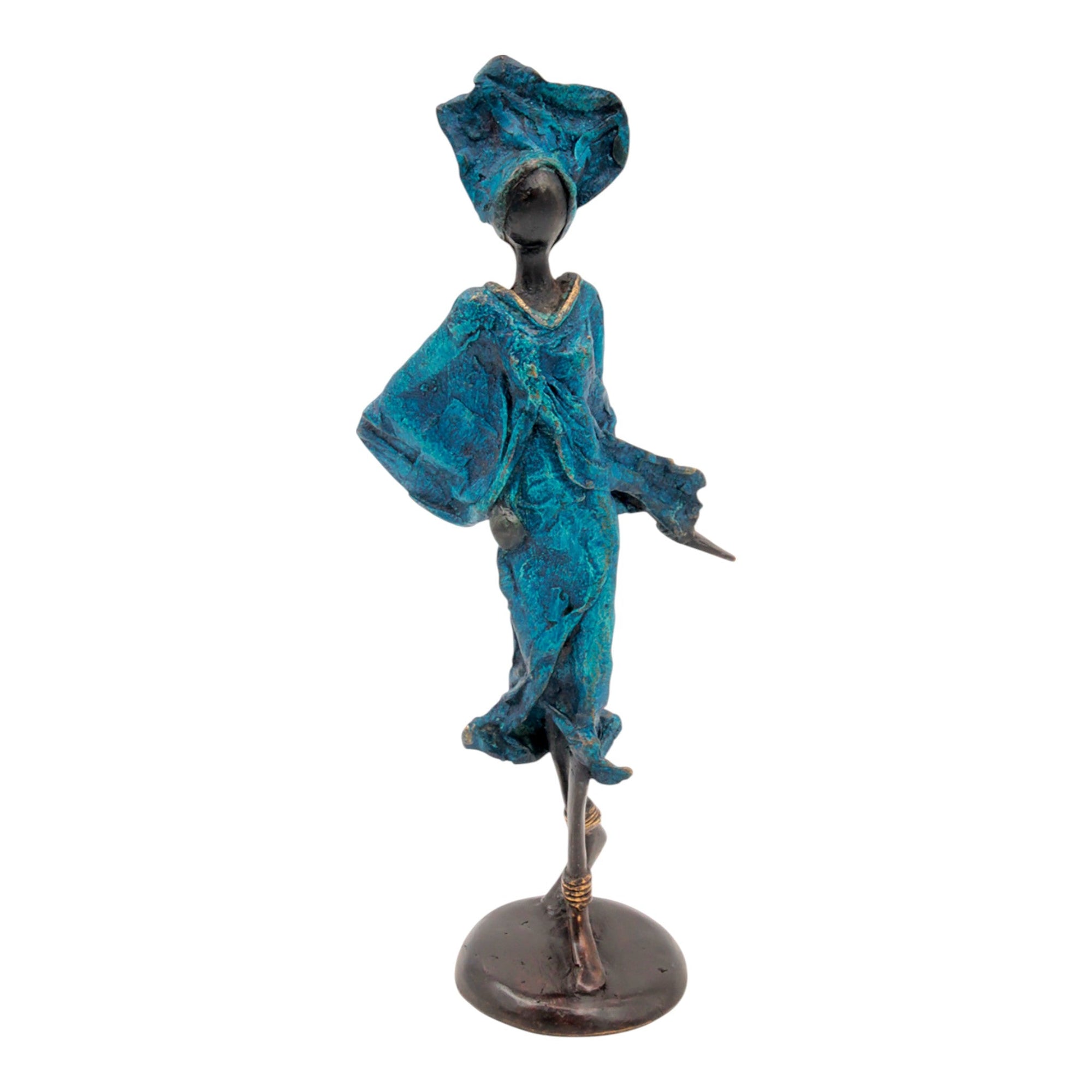 Bronze 25 cm bleu n°7 